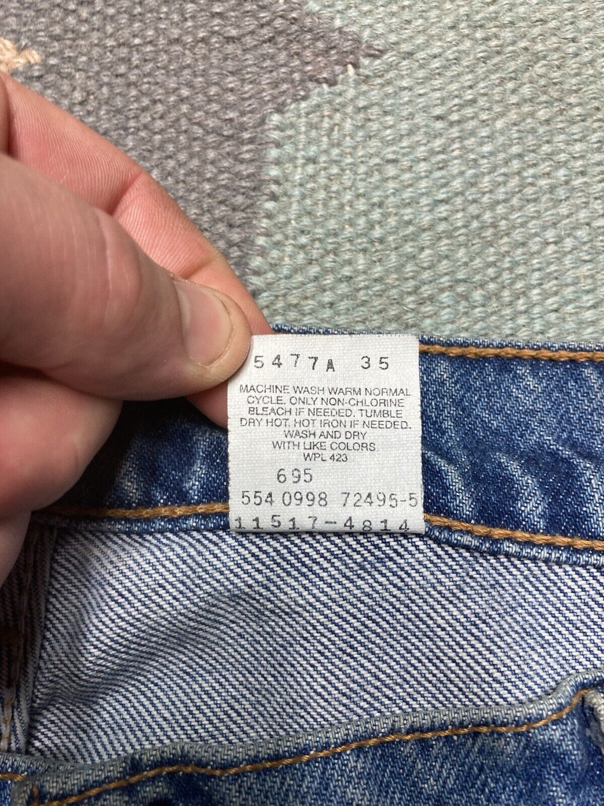 Levi's × Vintage Levi’s 517 jeans boot cut low rise dark USA women’s 13 32x31 Size 32" / US 10 / IT 46 - 10 Thumbnail