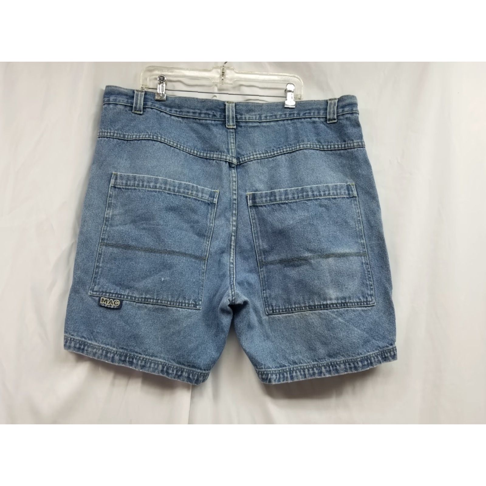 Vintage VINTAGE Mac Sport Jean Shorts Blue Denim Size Men's 46 Size US 30 / EU 46 - 6 Thumbnail