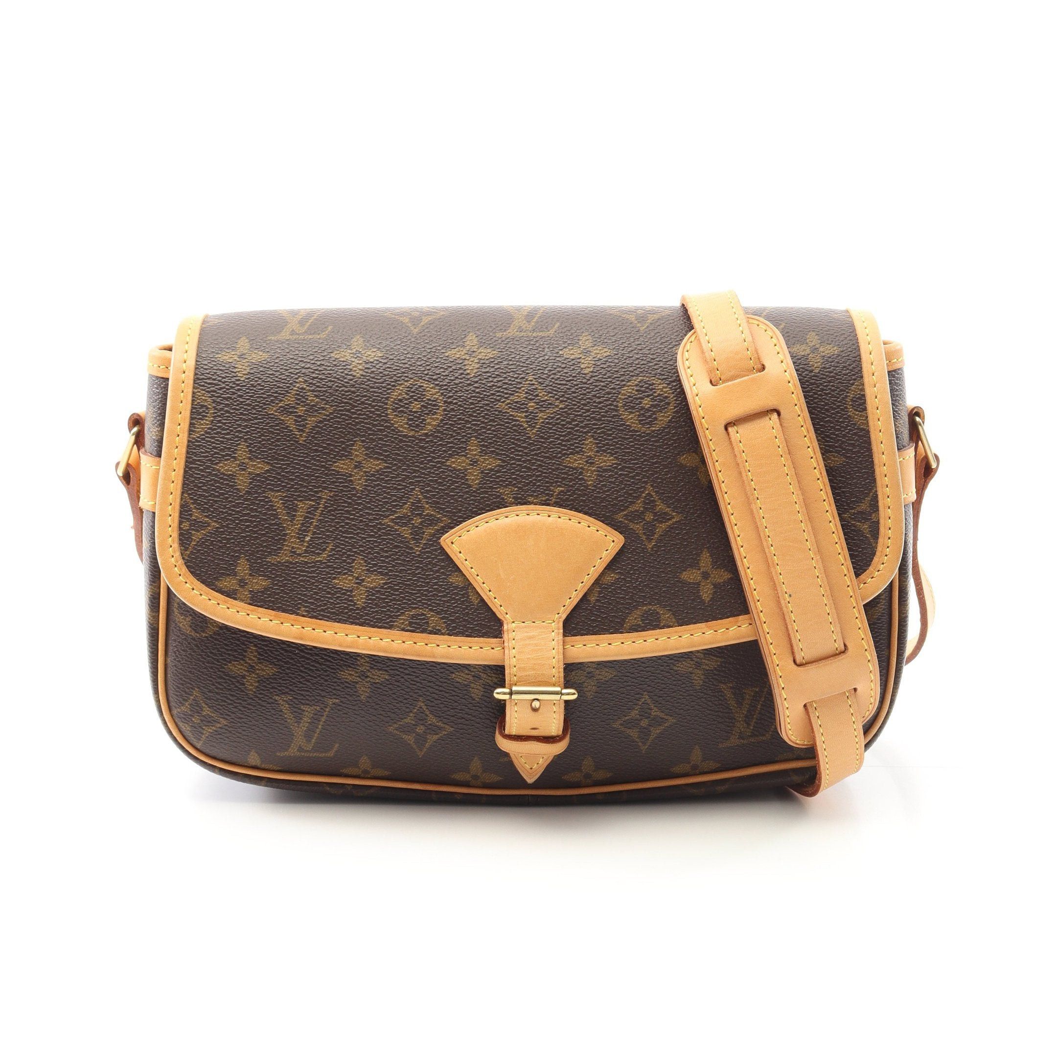 Louis Vuitton Louis Vuitton Sologne Monogram Shoulder Bag Leather Brown Size ONE SIZE - 1 Thumbnail