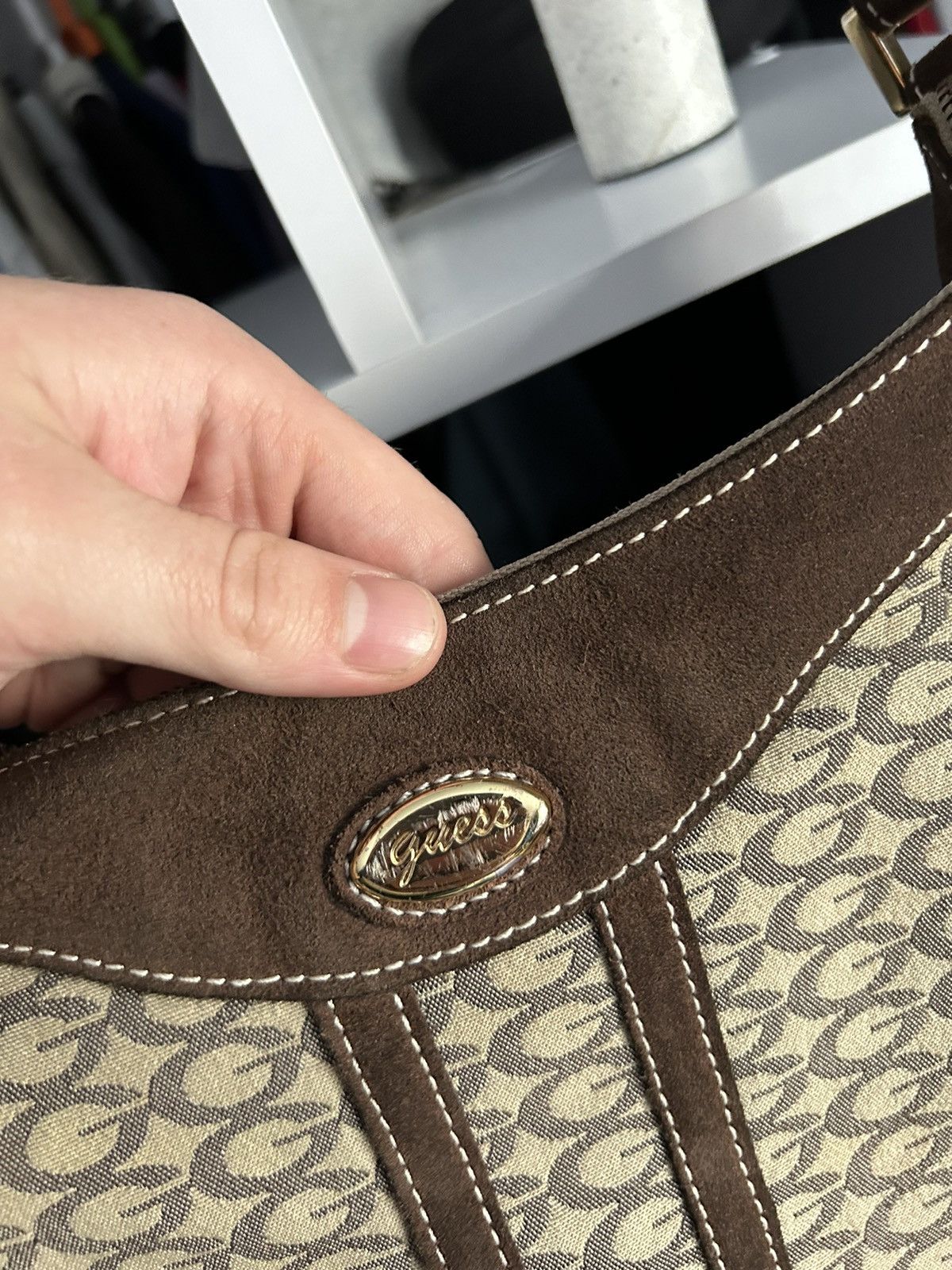 Guess × Vintage Vintage Guess monogram mini bag Size ONE SIZE - 3 Thumbnail