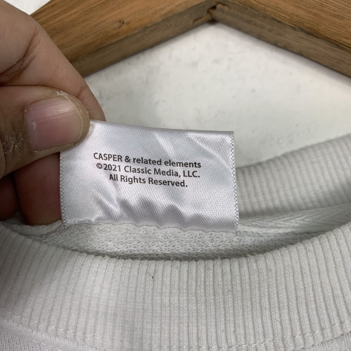 Japanese Brand Casper Big Print Crewneck Sweatshirt Size US M / EU 48-50 / 2 - 12 Thumbnail