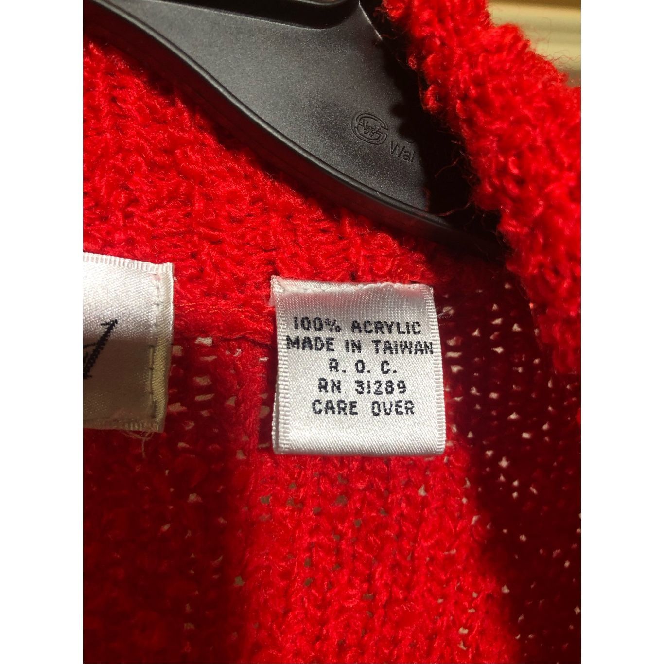 Other Silvercord Women’s Red Long Sleeve Grannycore Cardigan Sweater Size L Size L / US 10 / IT 46 - 7 Thumbnail