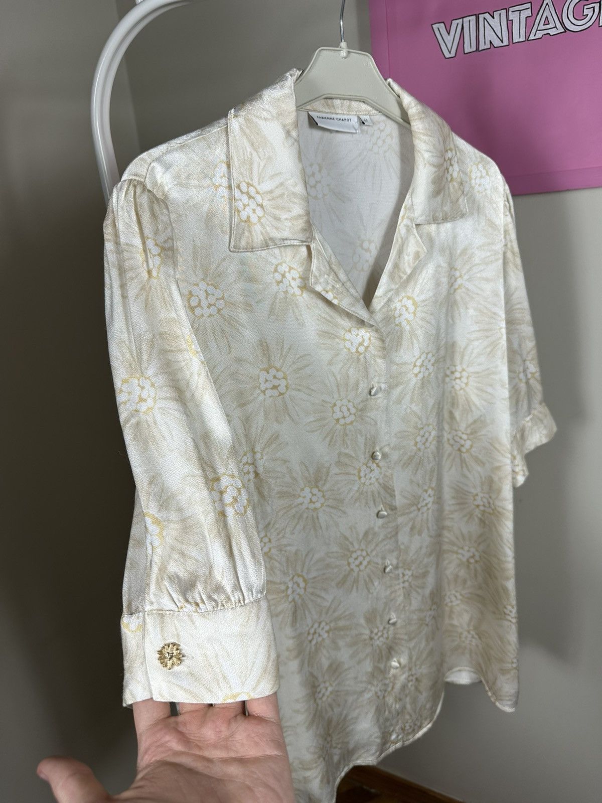 Other Fabienne Chapot Blouse Flowered Gold Size M / US 6-8 / IT 42-44 - 7 Thumbnail