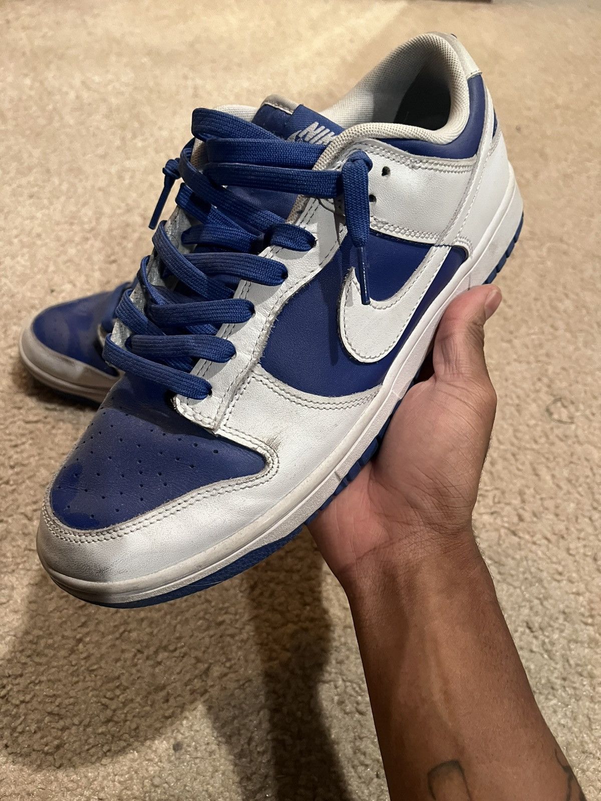 Nike Nike dunks “racer blue white” Size US 10 / EU 43 - 3 Thumbnail