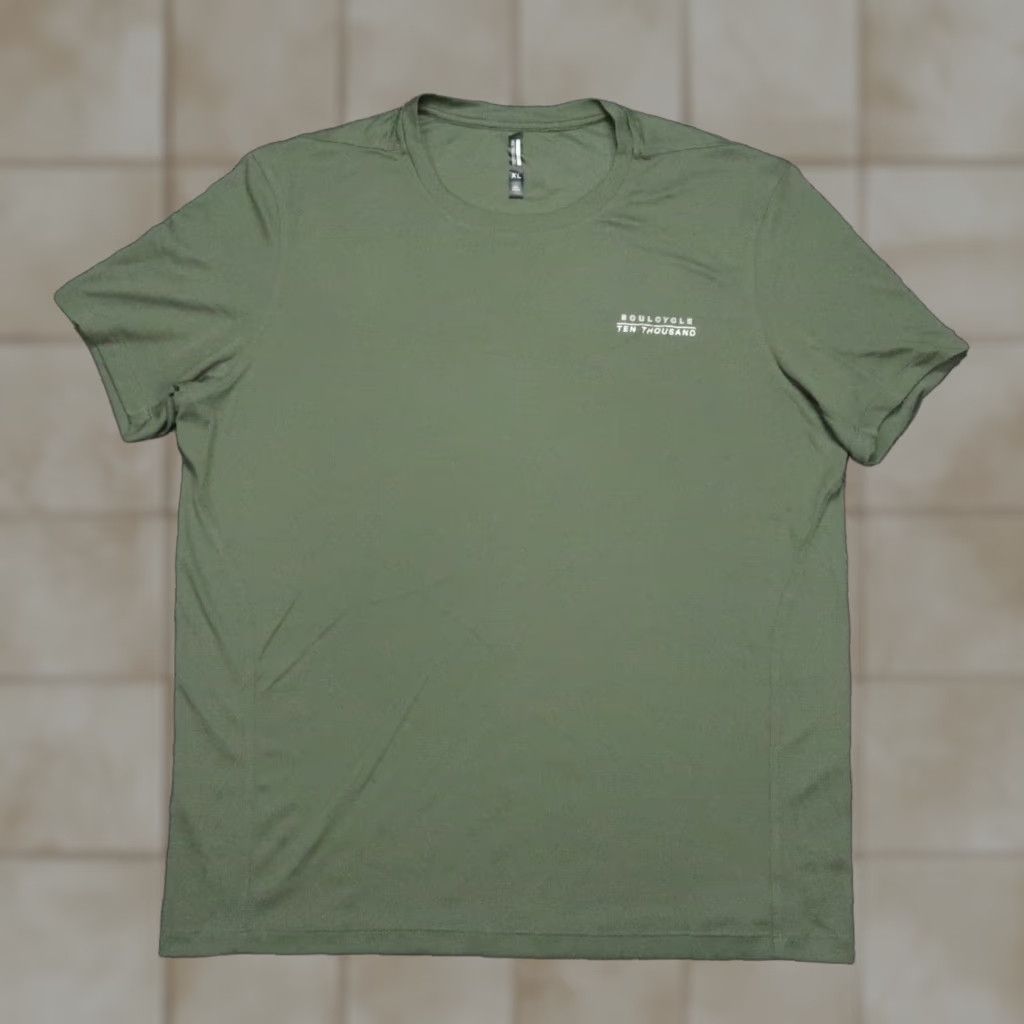 Ten Thousand Ten Thousand Shirt Men XL Green Distance Soulcycle Athletic Performance T-Shirt Size US XL / EU 56 / 4 - 1 Thumbnail