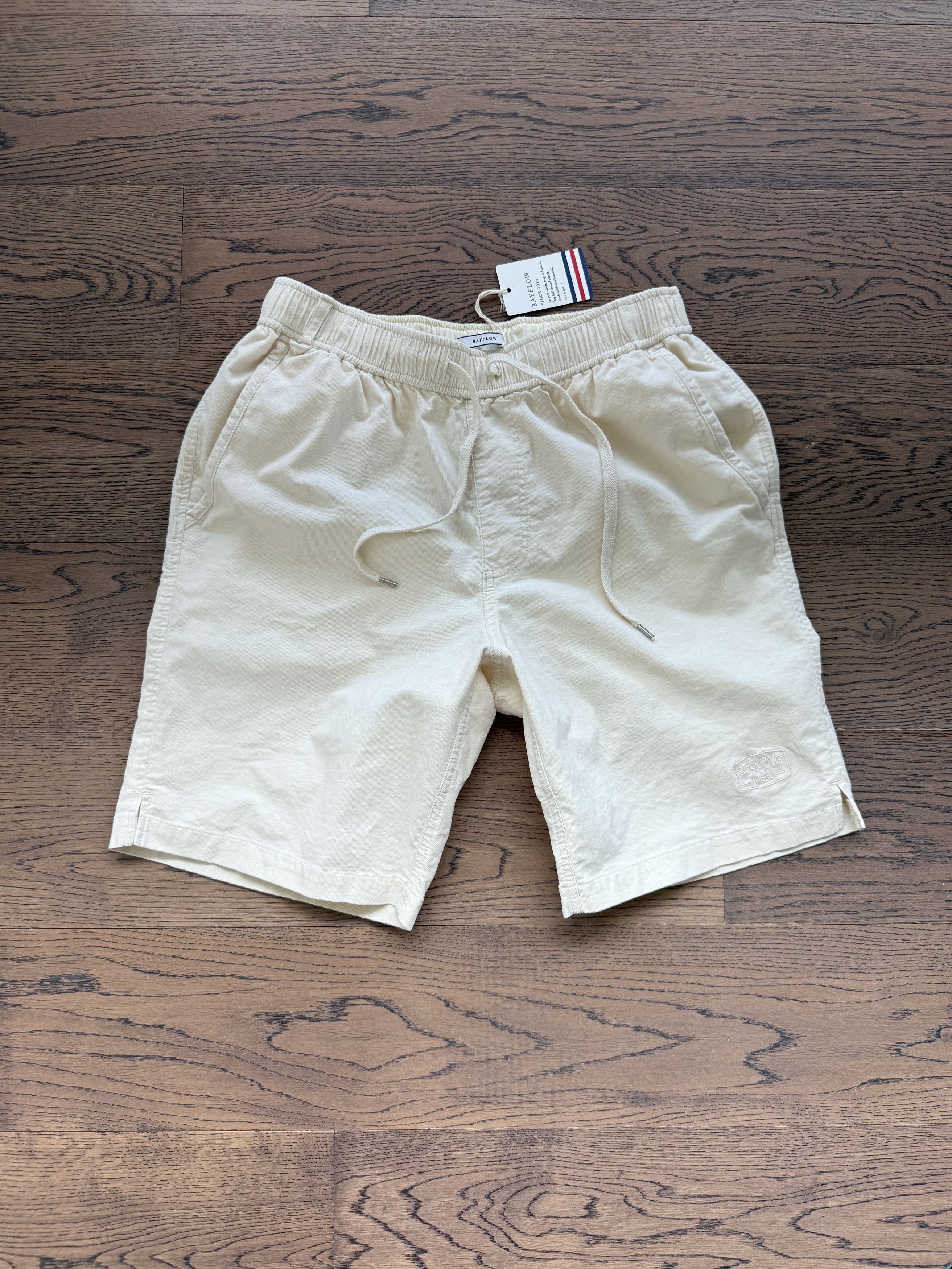 Japanese Brand Bayflow Japan Mens Beige Thin Corduroy Summer Shorts Size US 32 / EU 48 - 14 Thumbnail