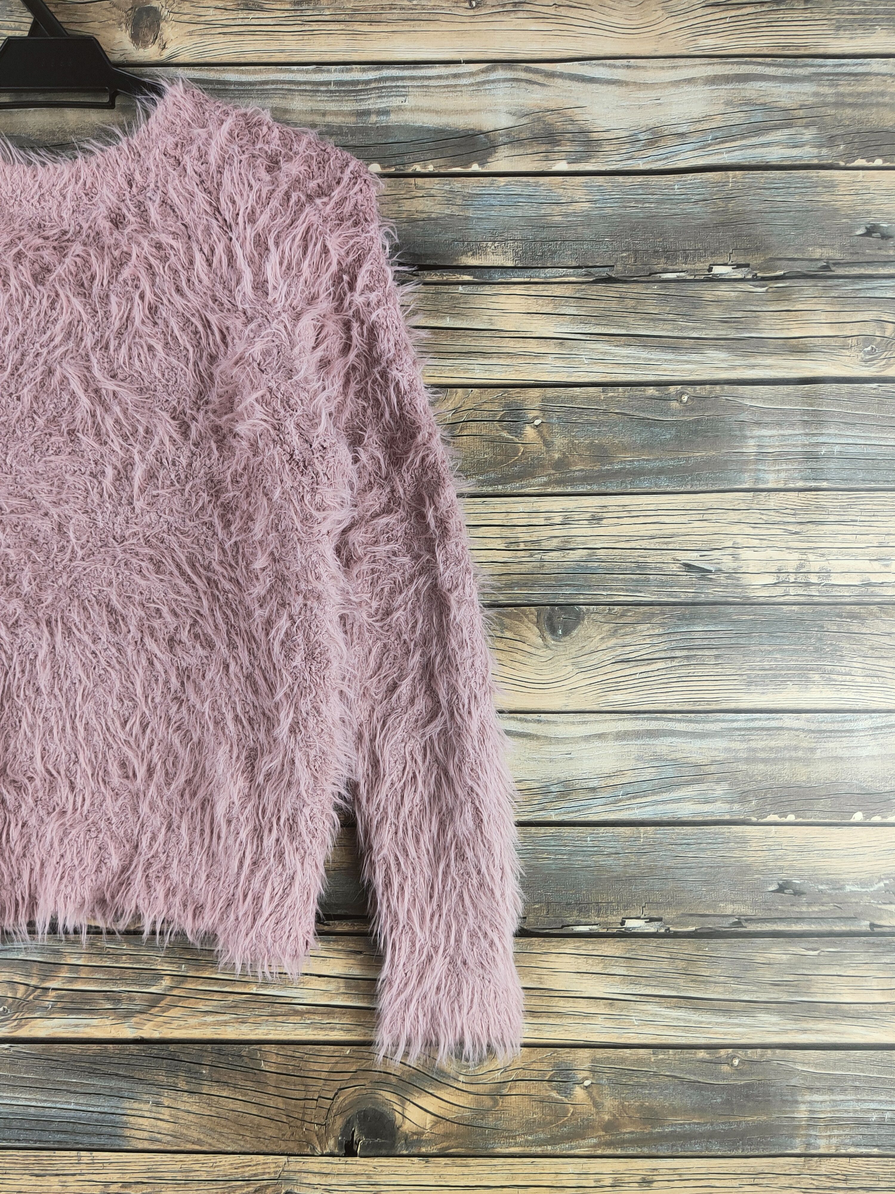 Japanese Brand DL Earth Music & Ecology Pink Fur Mohair Knitwear #46-510 Size US S / EU 44-46 / 1 - 9 Thumbnail