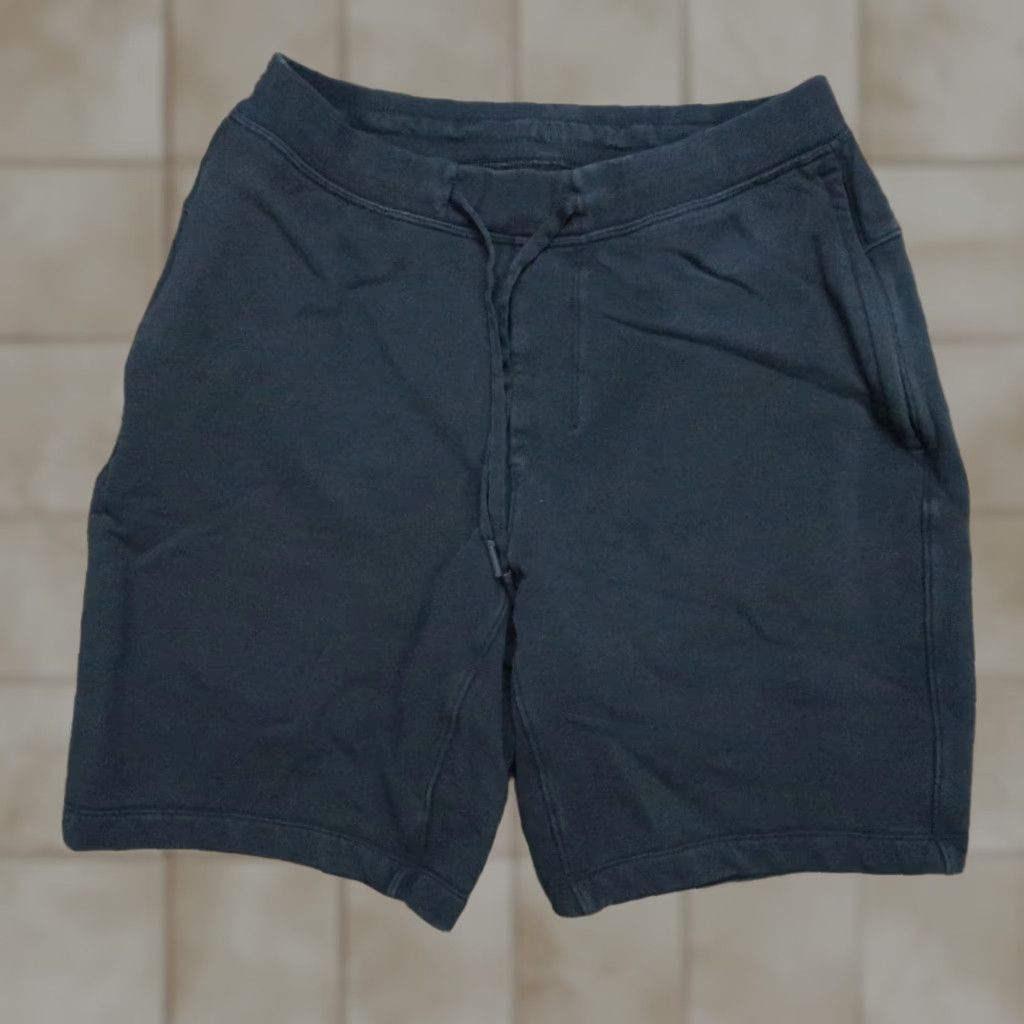 Lululemon Lululemon Shorts Mens Small Blue Relaxed Drawstring Pockets Training 9 in Inseam Regular Athletic Casual Travel Activewear Gym CrossFit Running Yoga Size US 29 - 1 Thumbnail
