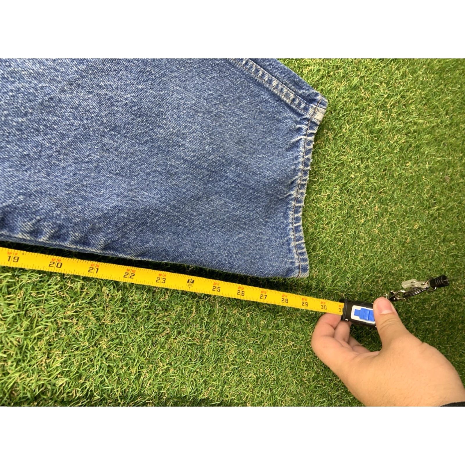 Vintage VINTAGE Sedgefield Jeans Mens 35x32 Denim Blue 5-Pocket Straight Leg Classic Fit 80s Cowboy USA Jeans Mens Size US 35 - 7 Thumbnail