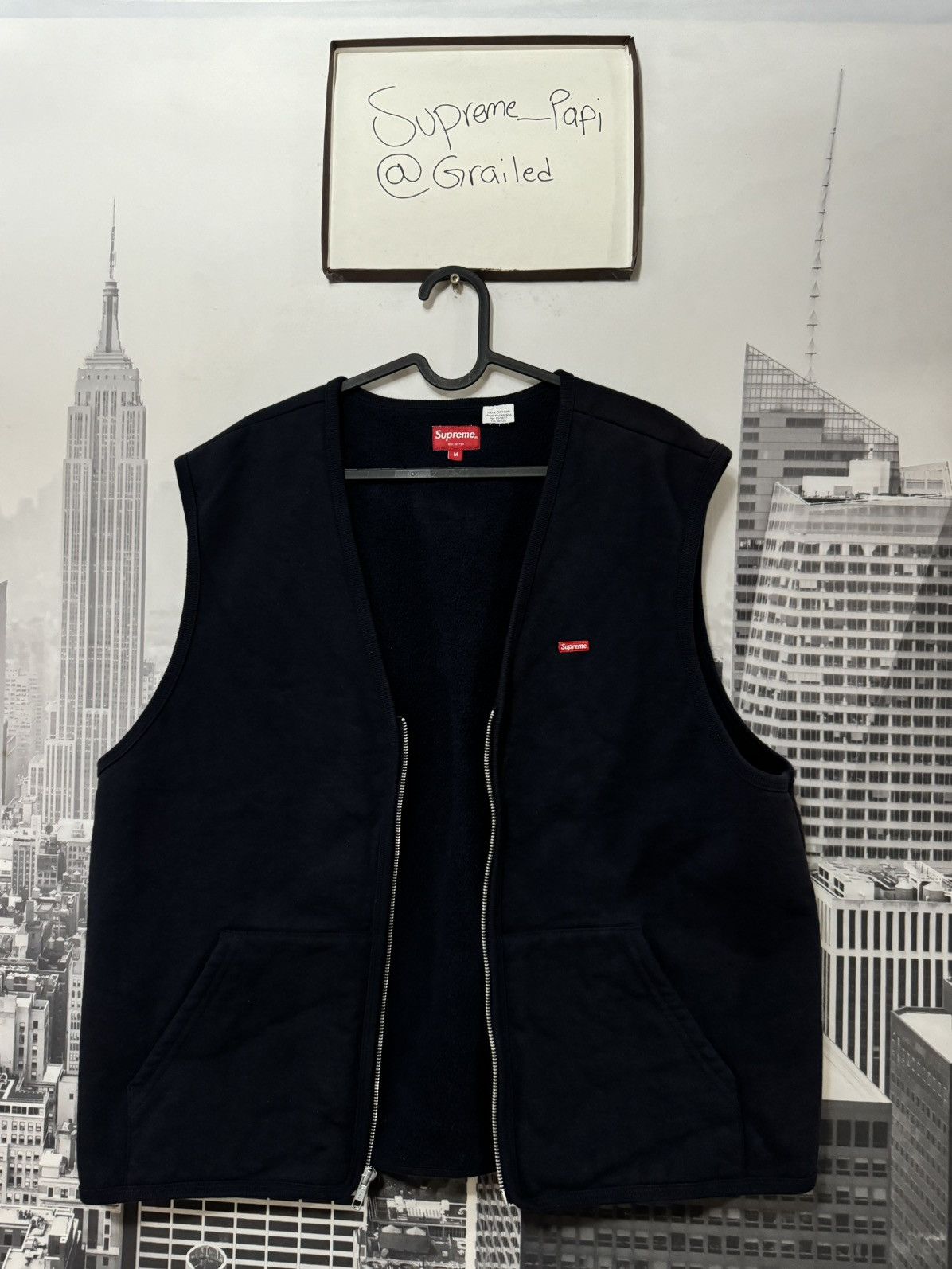 Supreme Zip Up Vest | Grailed
