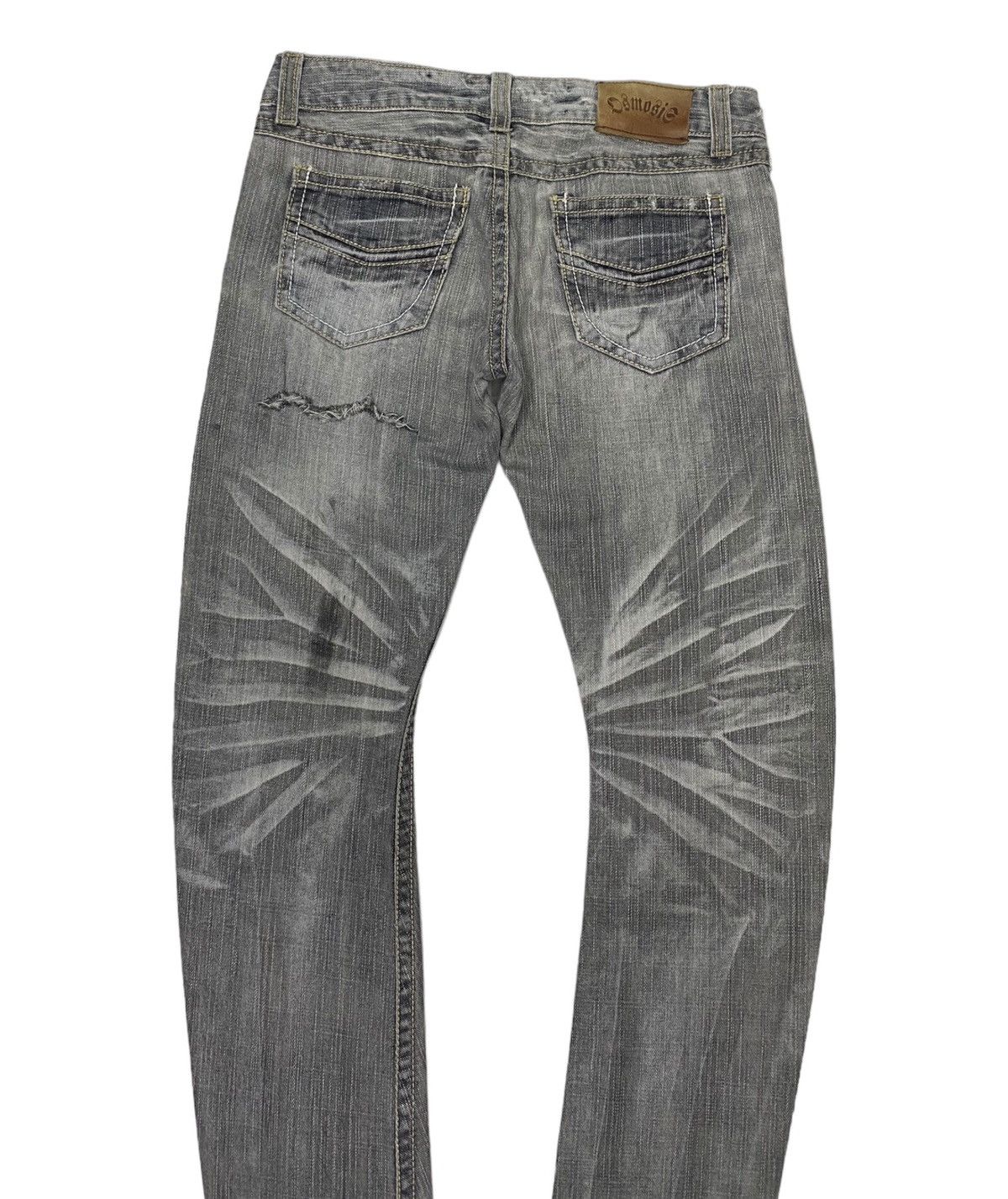 PPFM × Tornado Mart 🔥SPIRAL DENIM JEANS OSMOSIS JAPANESE RARE DENIM JEANS RIPS Size US 32 / EU 48 - 6 Thumbnail
