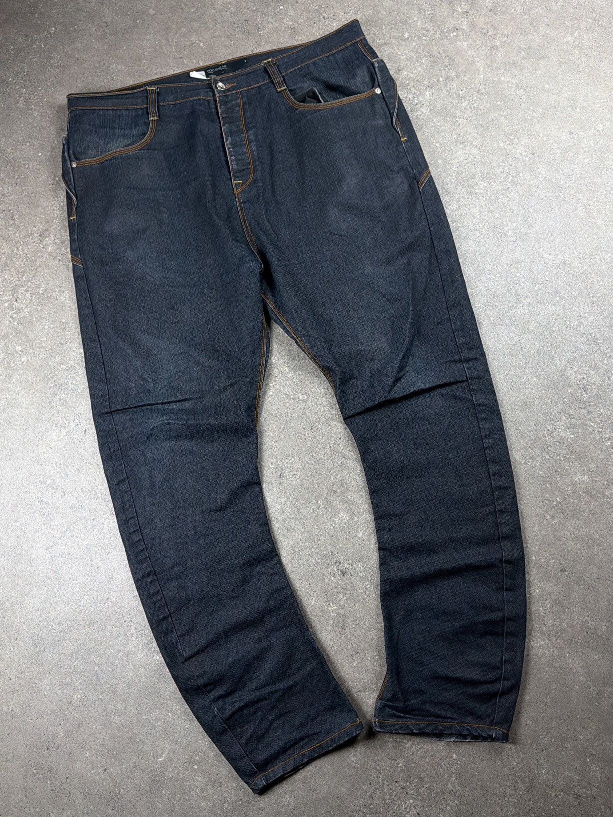 Rocawear Crazy vintage y2k rocawear baggy faded evisu style jeans Size US 38 / EU 54 - 2 Thumbnail