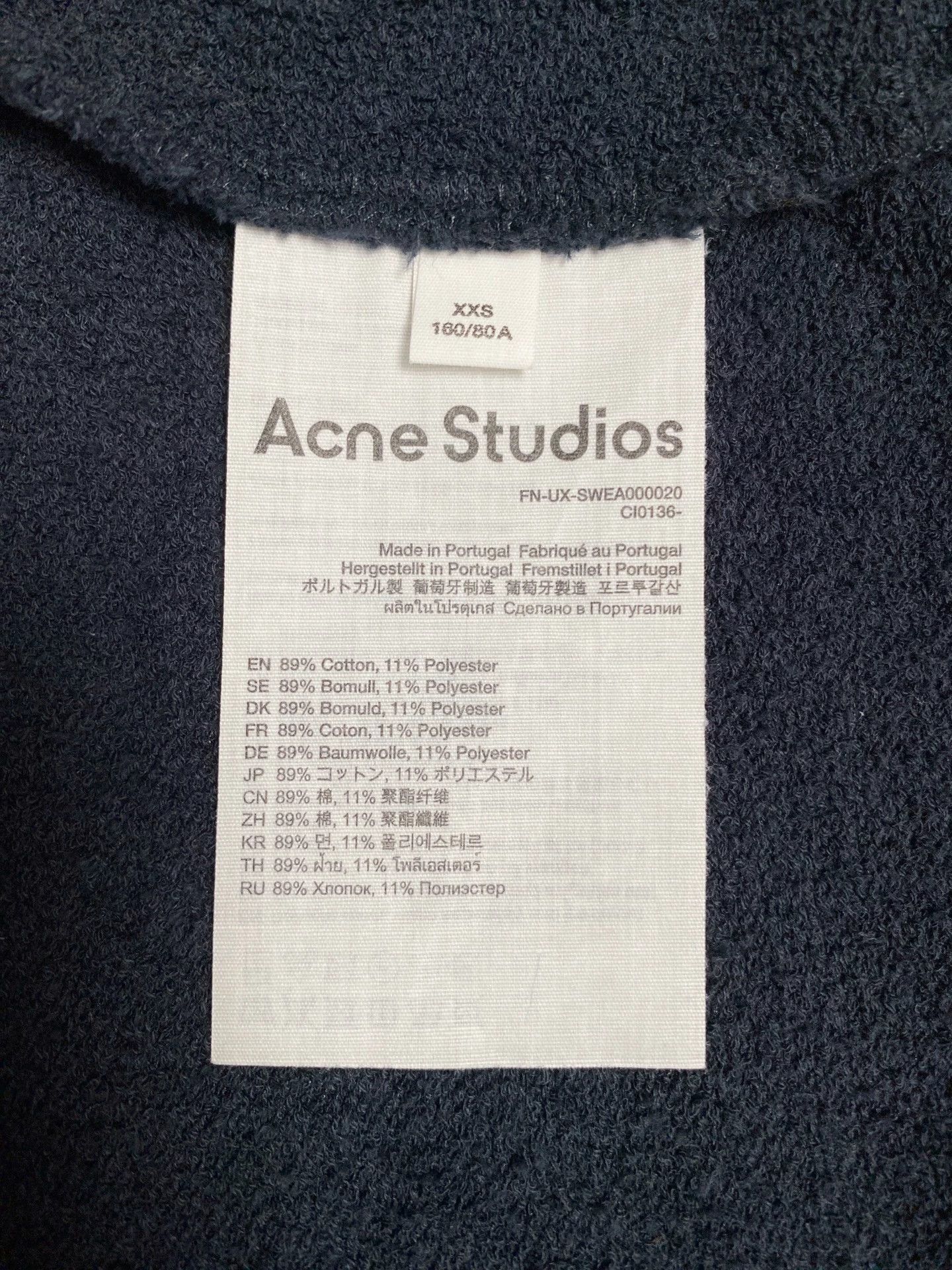 Acne Studios Acne Studios 1996 Washed Destroyed Grunge Dye Hoodie XXS Size US XXS / EU 40 - 7 Thumbnail