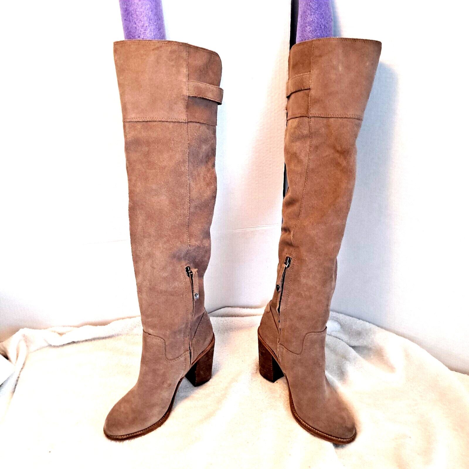 Dolce Vita Cowboy Boots Dolce Vita Sz 6.5 OTK Suede Okana 3.5 Chunky Grailed