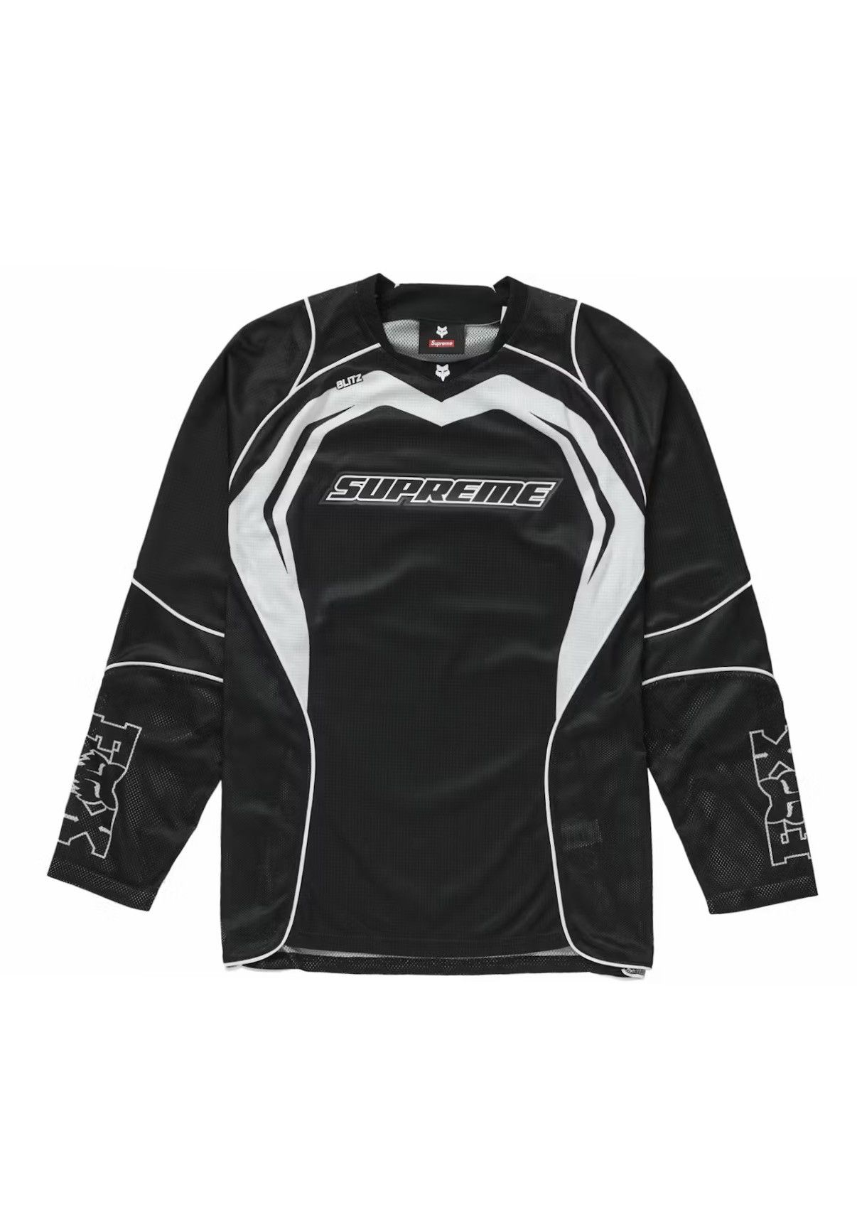 Fox Racing × Supreme FW23 Supreme fox racing jersey (Black) (M) Size US M / EU 48-50 / 2 - 2 Thumbnail