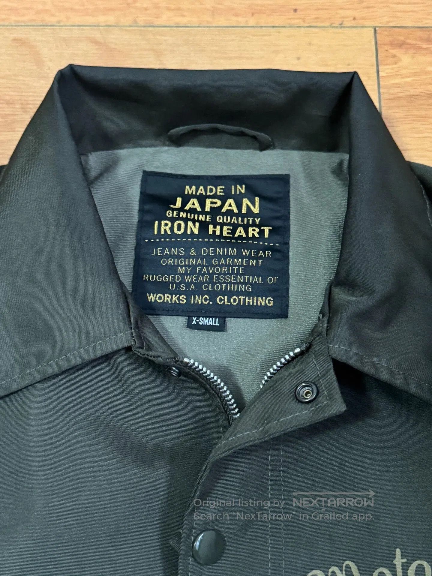 Iron Heart Deep Green Coach Jacket. Size US XS / EU 42 / 0 - 6 Thumbnail
