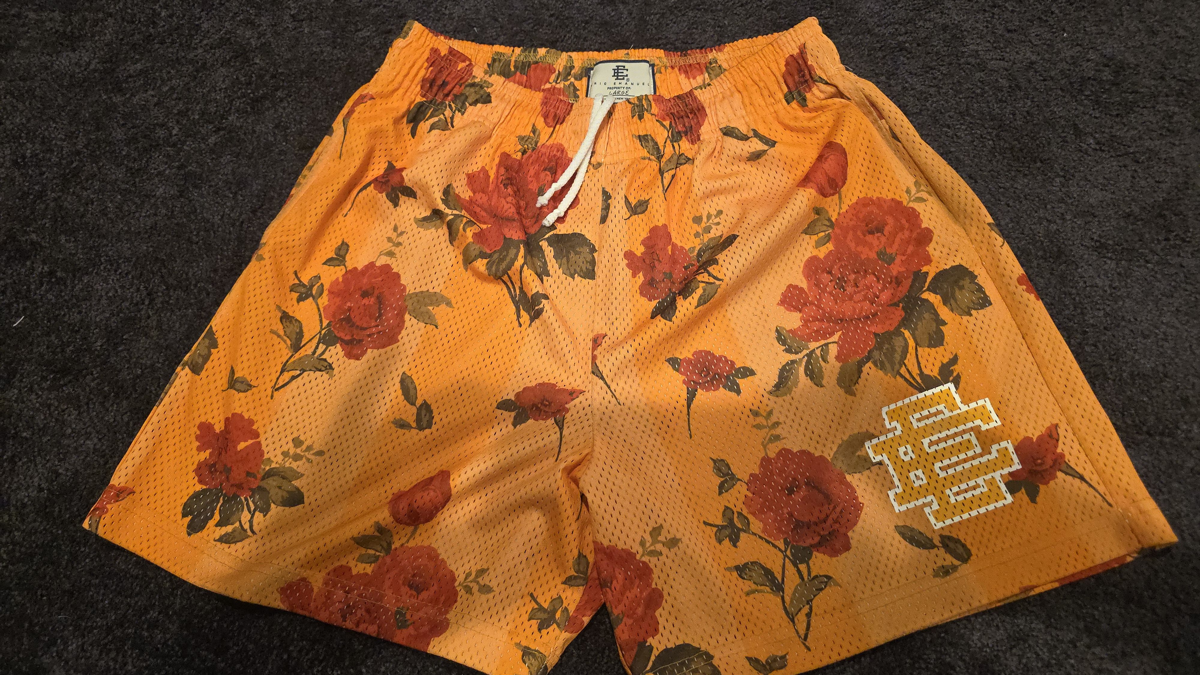 Eric Emanuel Eric Emanuel Orange floral shorts large Size US 32 / EU 48 - 1 Thumbnail