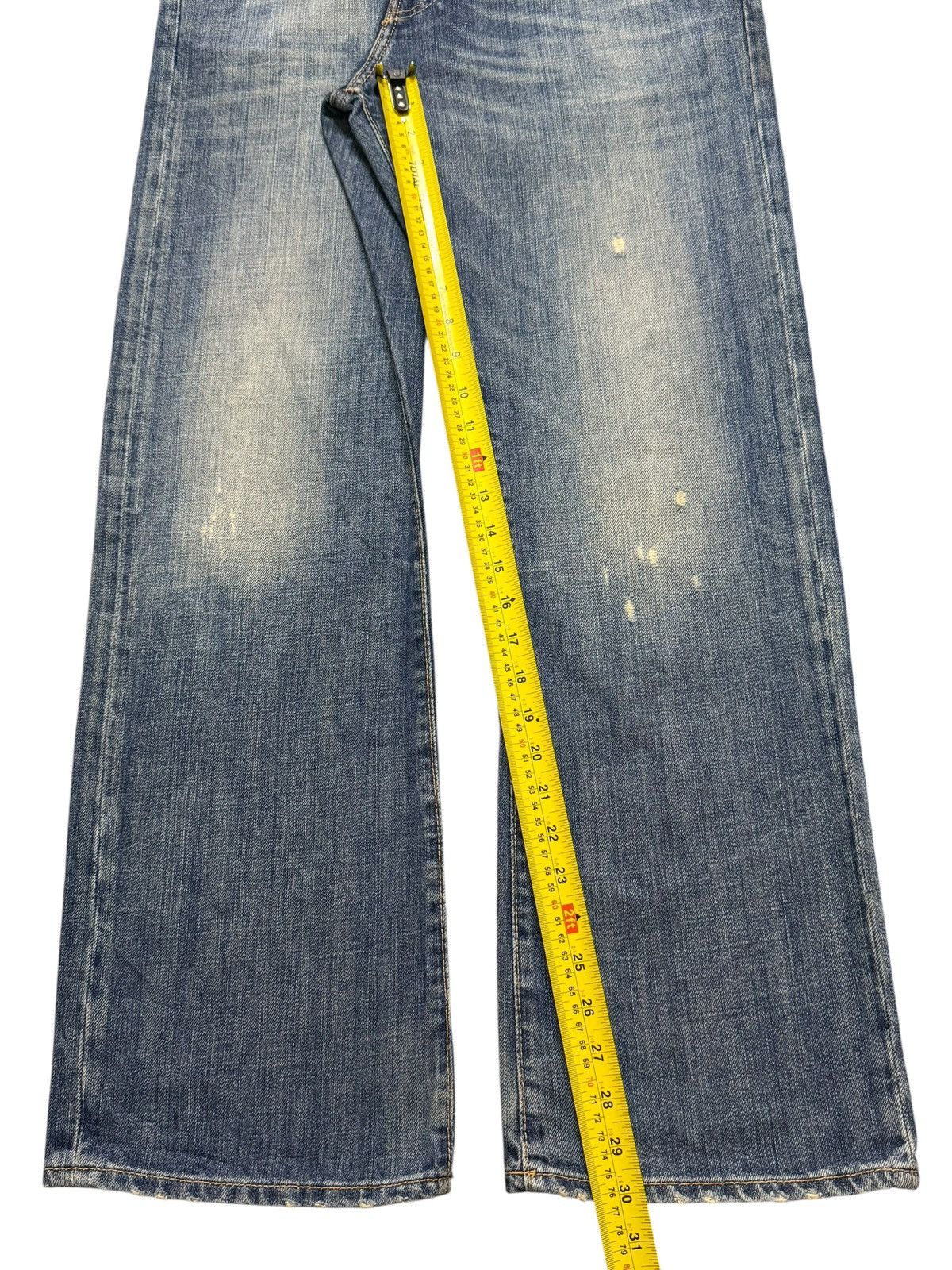 Abercrombie & Fitch Vintage 90s Abercrombie & Fitch Blue Faded Wash Wide Leg Size US 34 / EU 50 - 11 Thumbnail