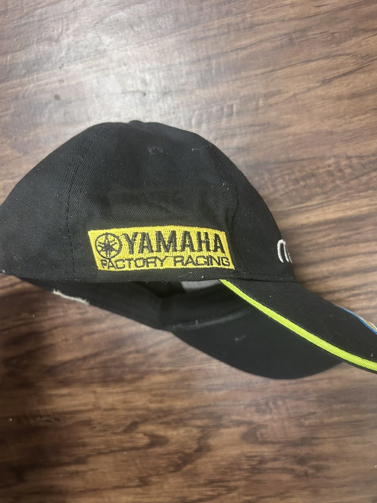 Vintage × Yamaha Valentino Rossi racing motor cross Yamaha hat y2k Size ONE SIZE - 6 Thumbnail