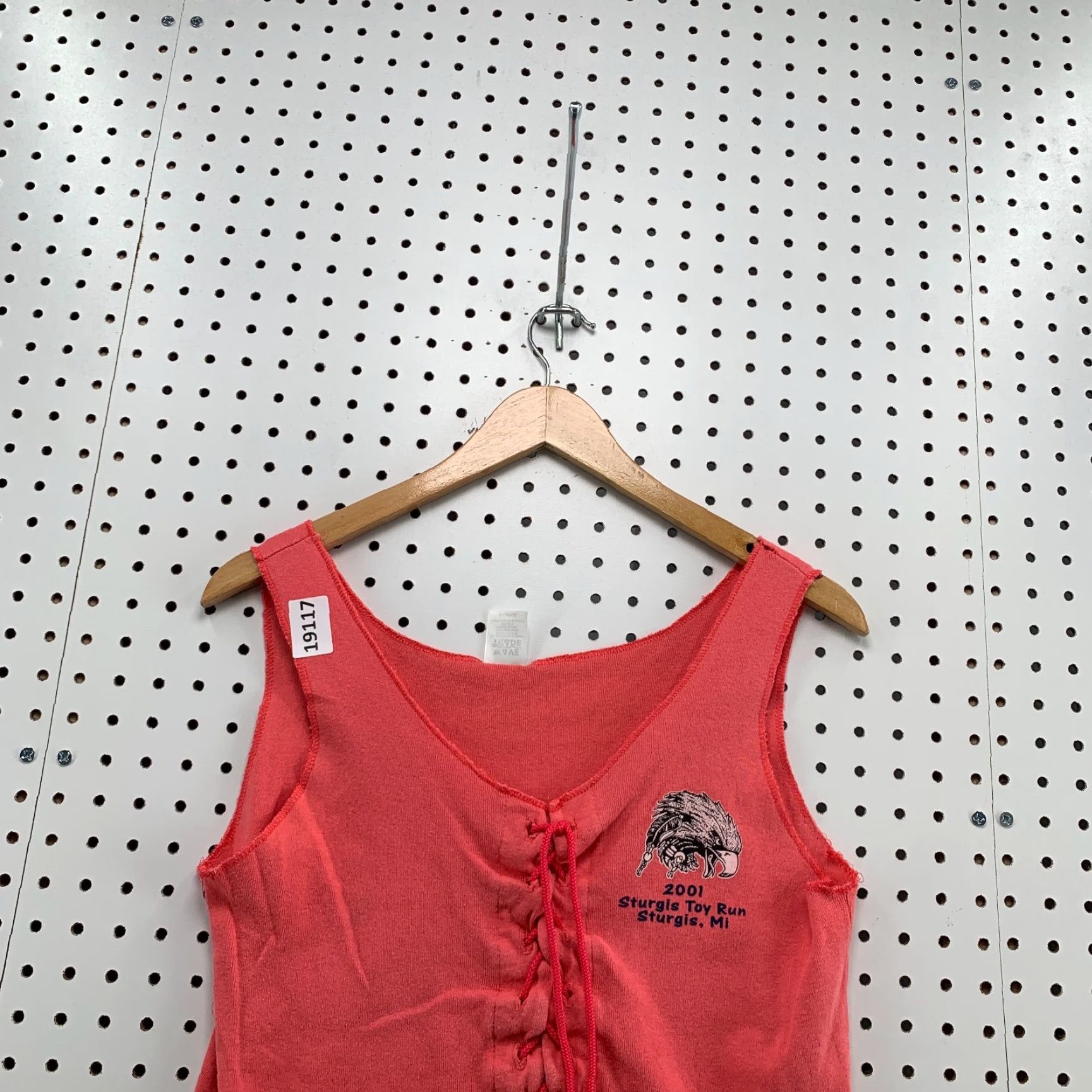 Vintage VINTAGE Wave Trade Sturgis Motorcycle Tank Top 2001 Eagle Womens XL Pink Size XL / US 12-14 / IT 48-50 - 5 Thumbnail