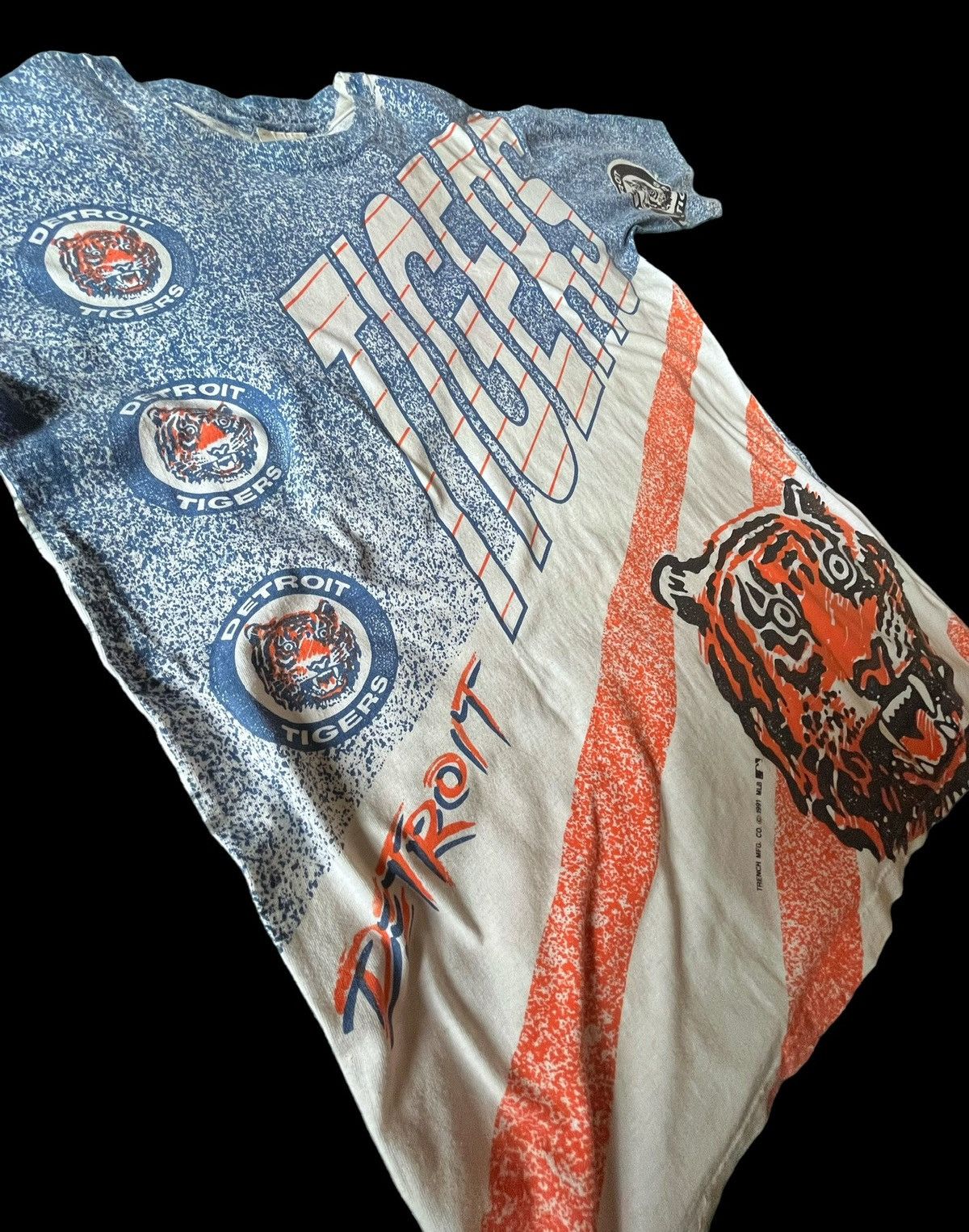 MLB × Vintage 1991 Detroit Tigers Trench Americas Favourites T shirt L Size US L / EU 52-54 / 3 - 6 Thumbnail