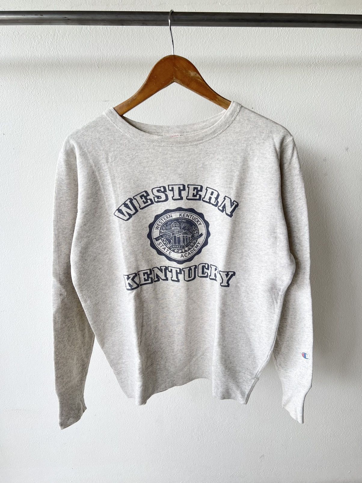 Vintage Thrashed Vintage Champion Long Sleeve Size US L / EU 52-54 / 3 - 1 Thumbnail