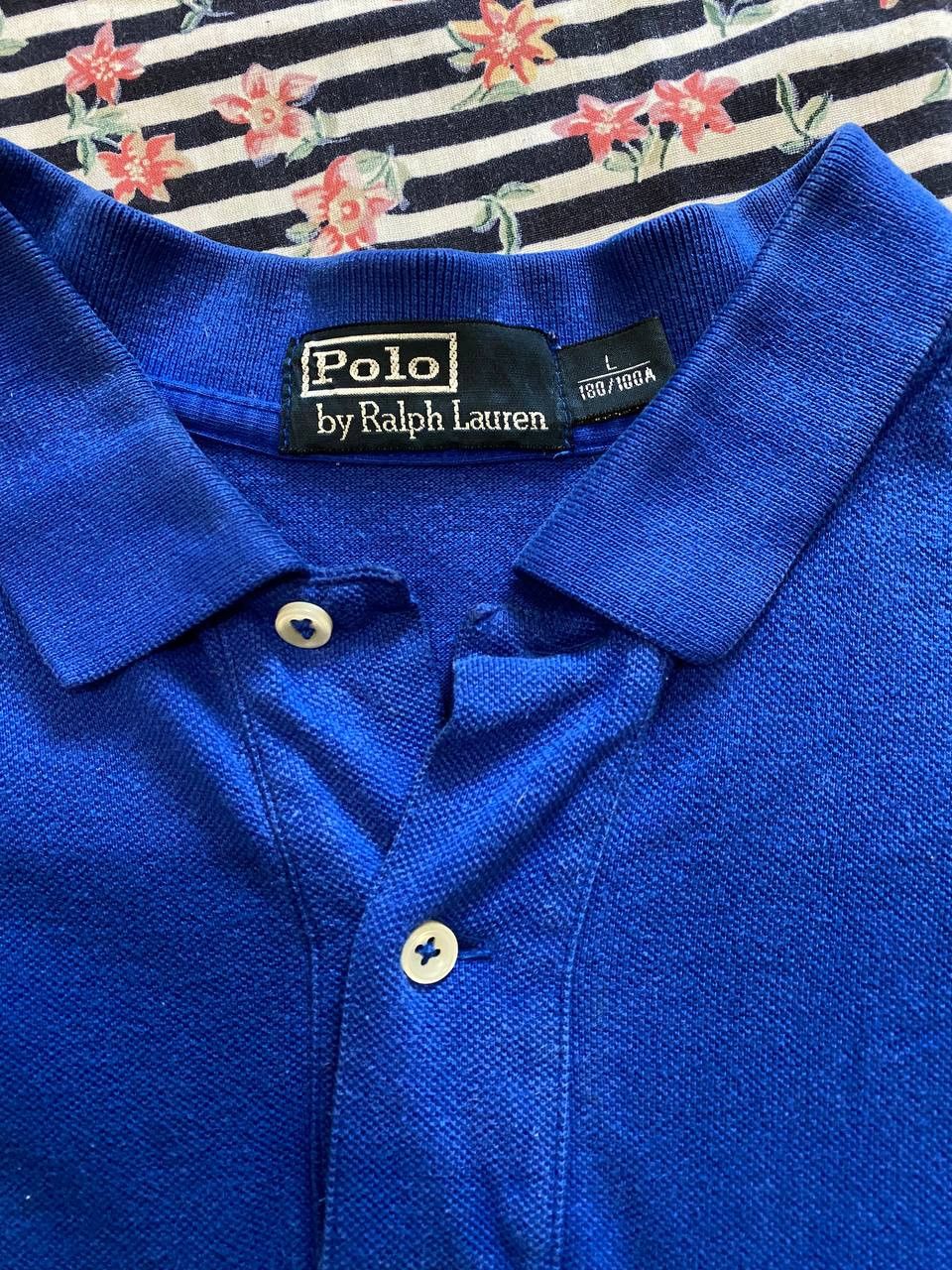Polo Ralph Lauren Vintage Polo Ralph Lauren Embroidered Logo Polo Size L Size US L / EU 52-54 / 3 - 2 Thumbnail
