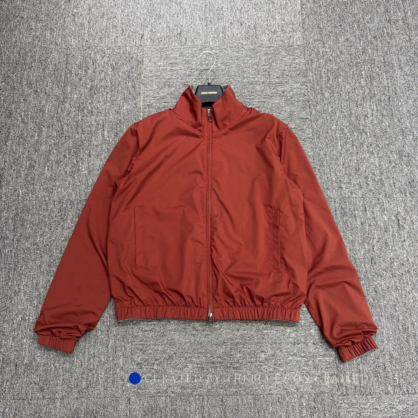 Loro Piana Red Zip-Up Bomber Jacket Size S Size US S / EU 44-46 / 1 - 1 Thumbnail