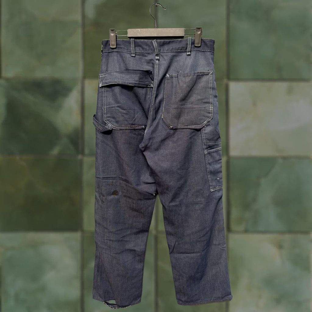 Sears VINTAGE Sears Sanforized Blue Cotton Men’s Carpenter Pants Sz 30 Size US 30 / EU 46 - 1 Thumbnail