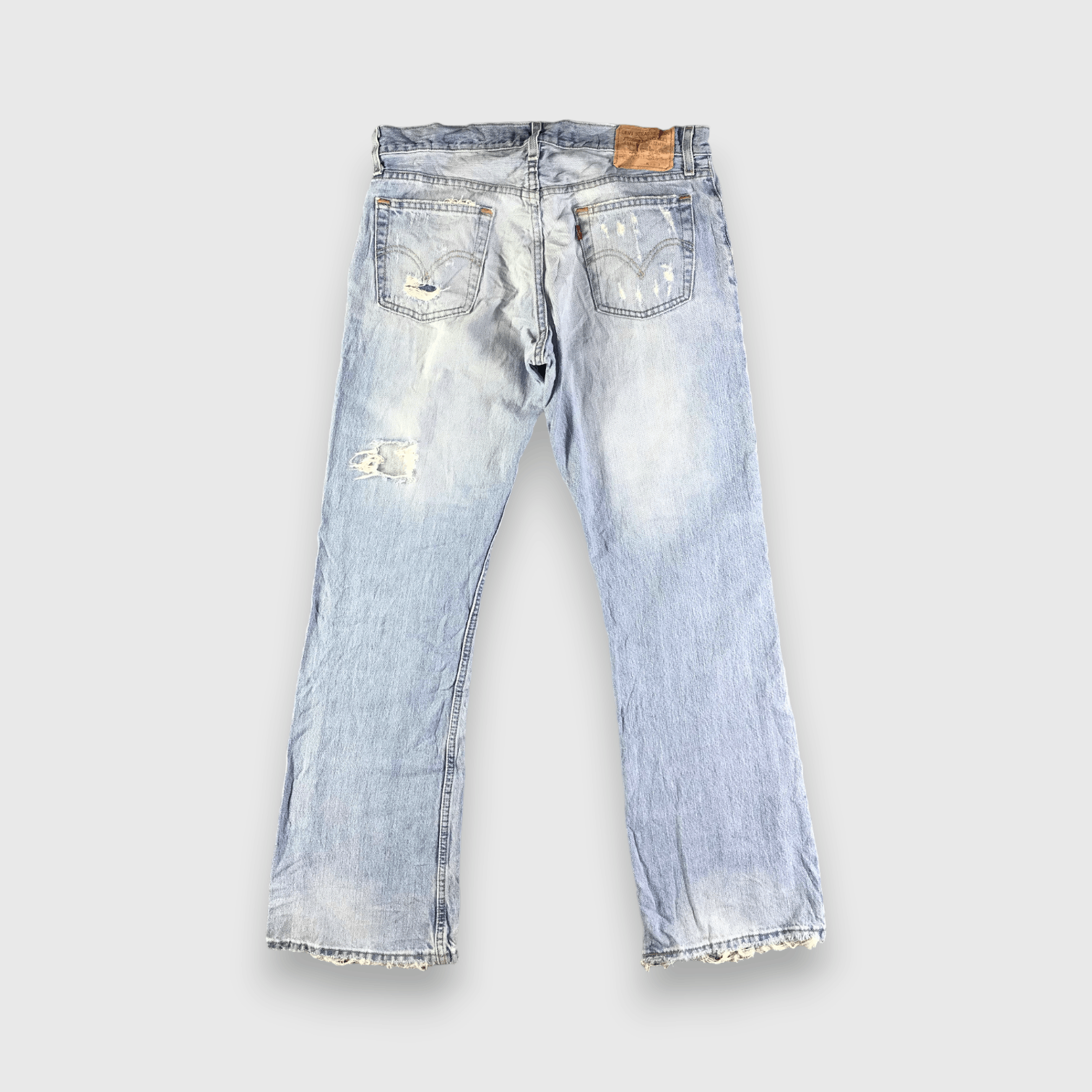 Levi's Vintage Light Wash Levis 527 Jeans-J4150 Size US 35 - 2 Thumbnail