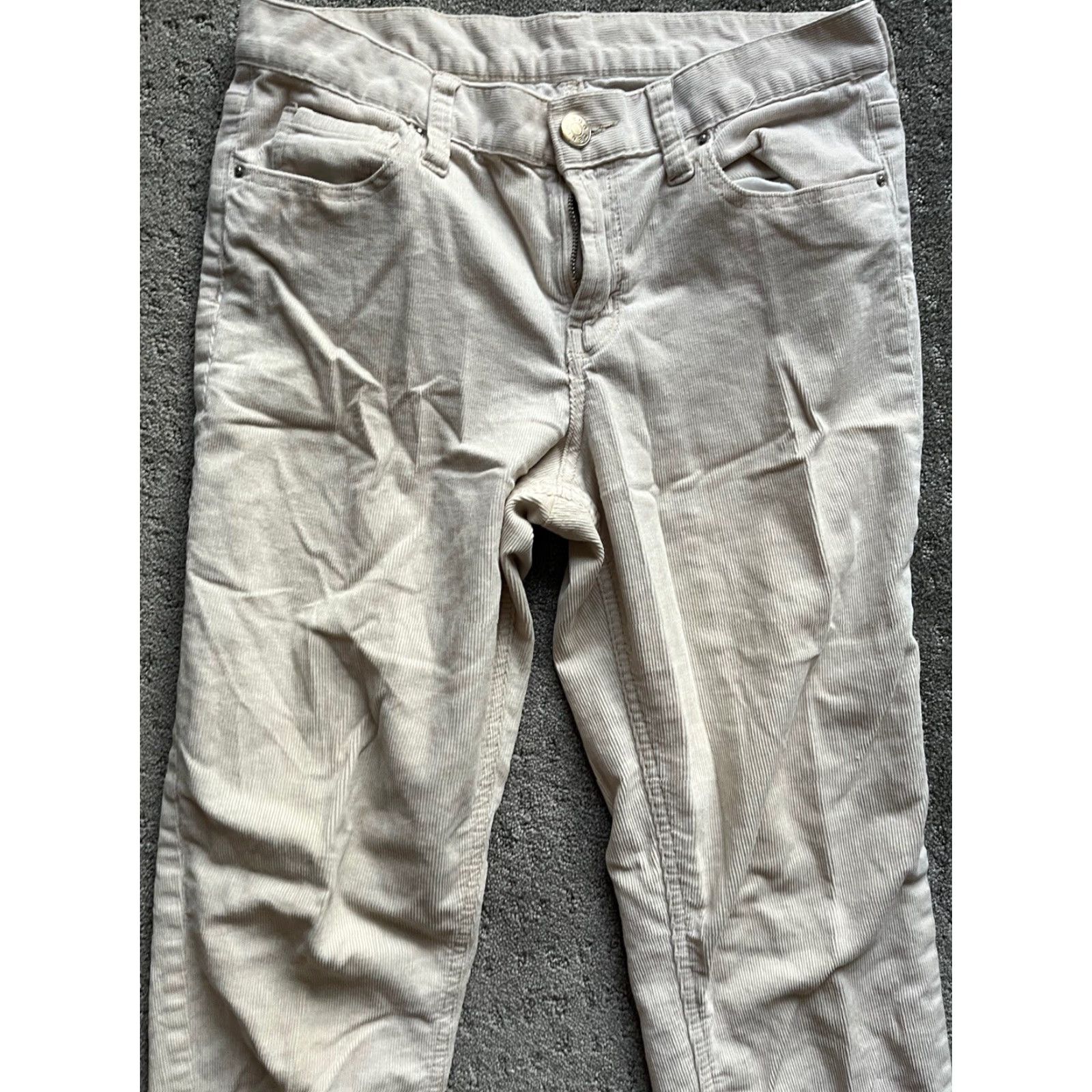 Bdg BDG Womens Jeans Corduroy High Rise White Size 25 Regular Inseam 25 Cotton Polyester Lyrca Mom Urban Outfitters Size 42" / US 20 - 4 Thumbnail