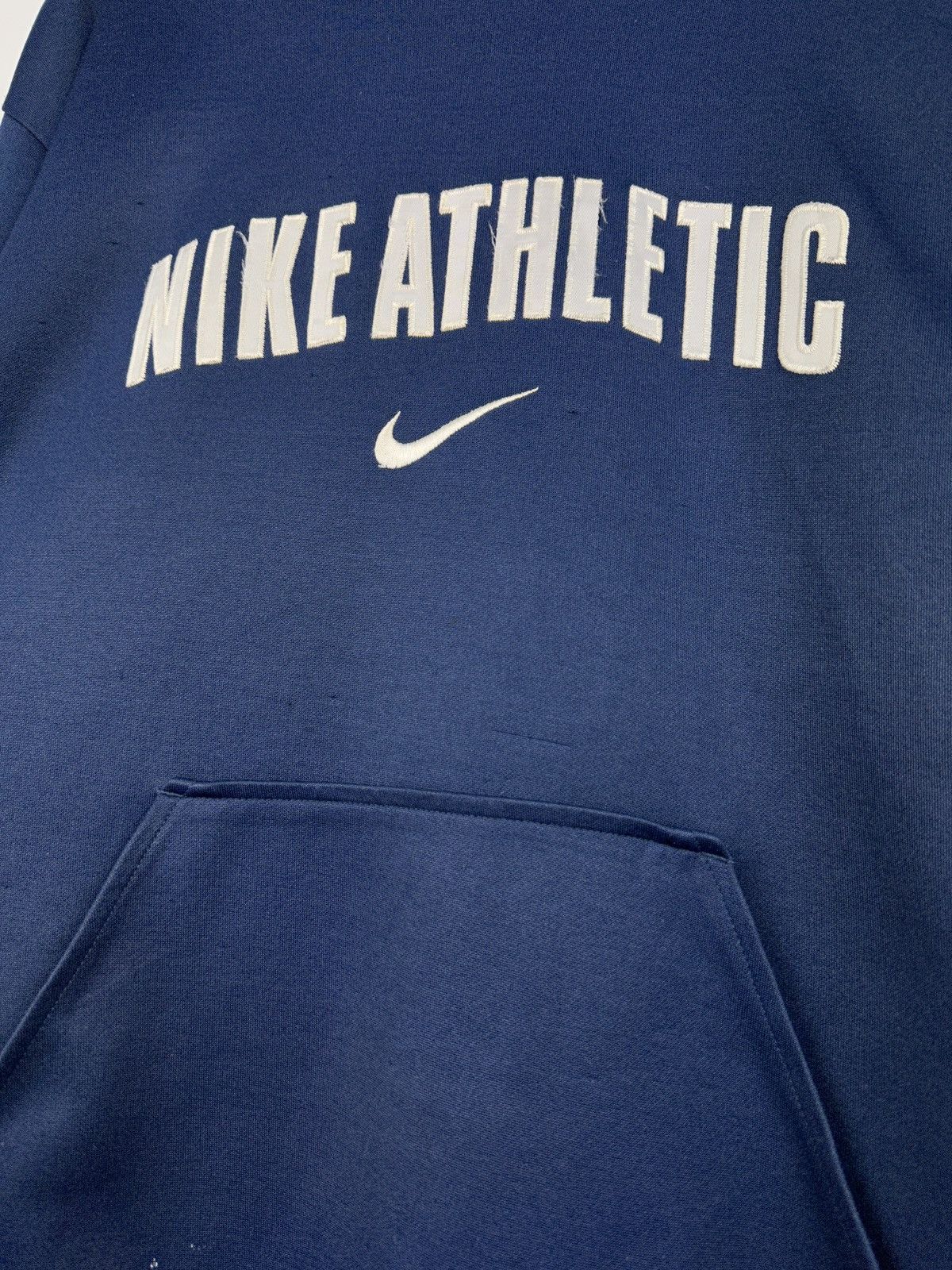 Nike × Vintage Vintage Y2K Nike Athletic Embroidery Logo Distressed Hoodie Size US S / EU 44-46 / 1 - 10 Thumbnail
