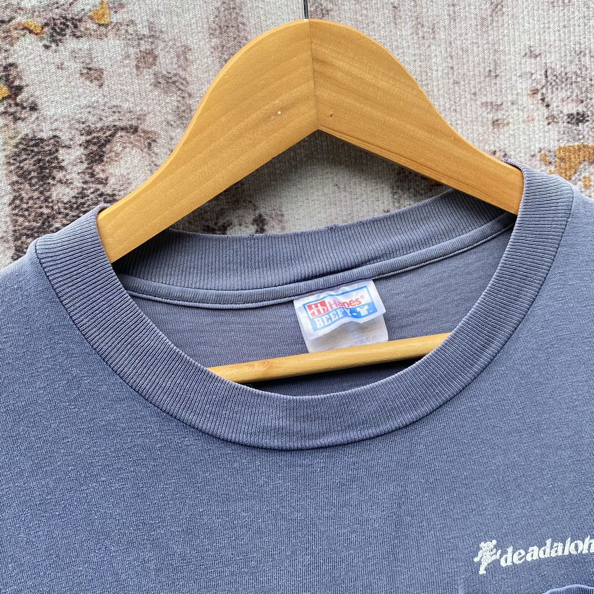 Grateful Dead Rare!Vintage 90s Grateful Dead Deadaloha Band Tee Distressed Size US S / EU 44-46 / 1 - 10 Thumbnail