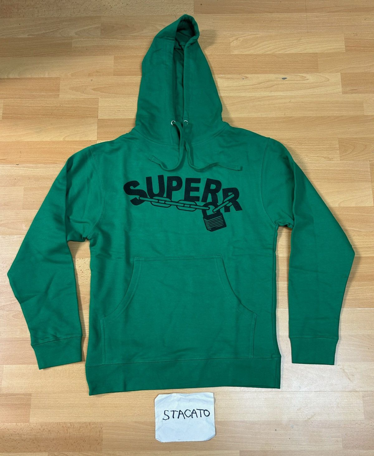 Rap Tees × Superrradical × Tyler Grosso Superrradical Tyler Grosso Chain Hoodie Green Size US M / EU 48-50 / 2 - 1 Thumbnail