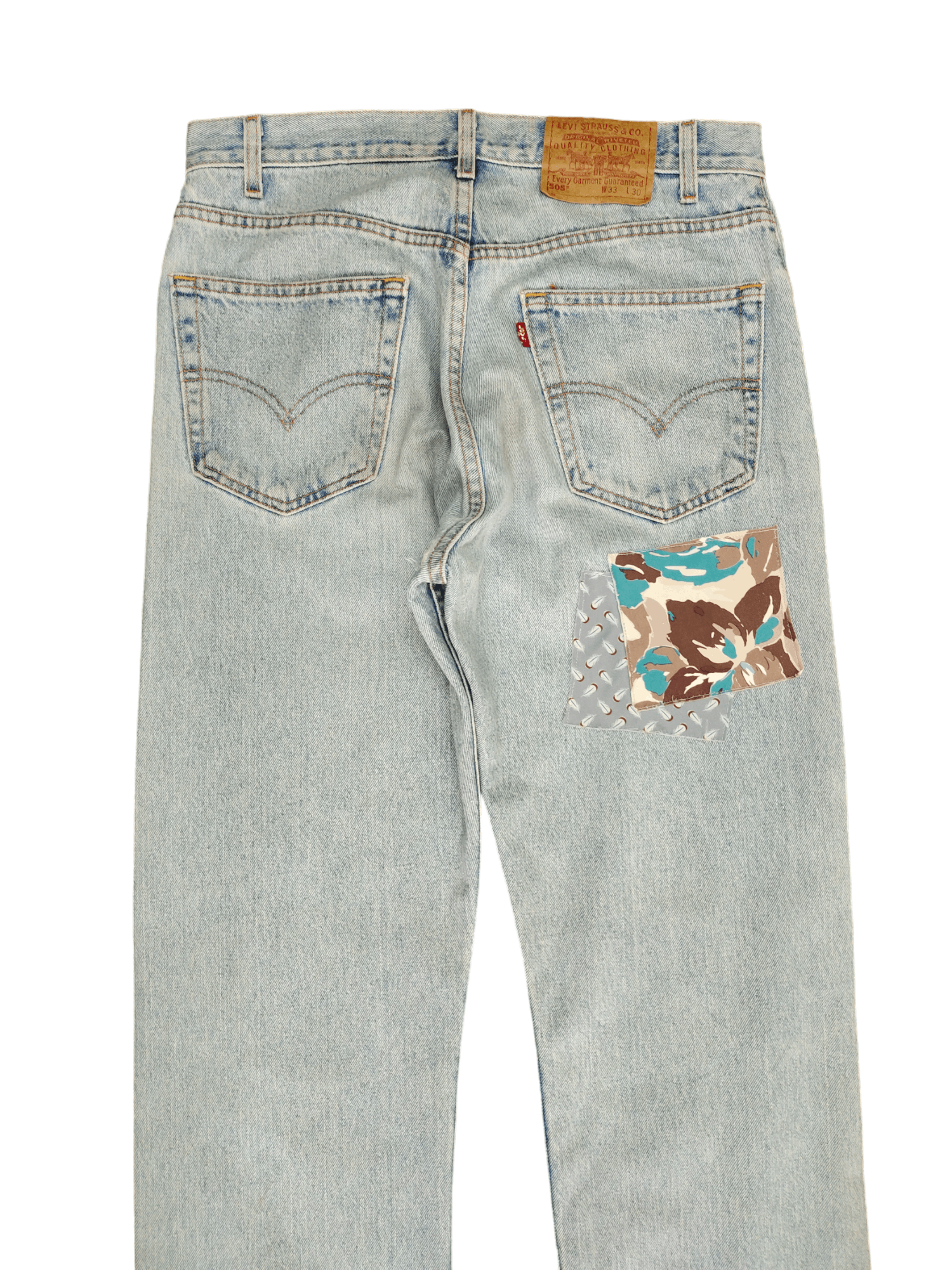 Levi's Vintage 90s Levis Lot 505 Regular Fit Straight Leg Custom Size US 33 - 11 Thumbnail