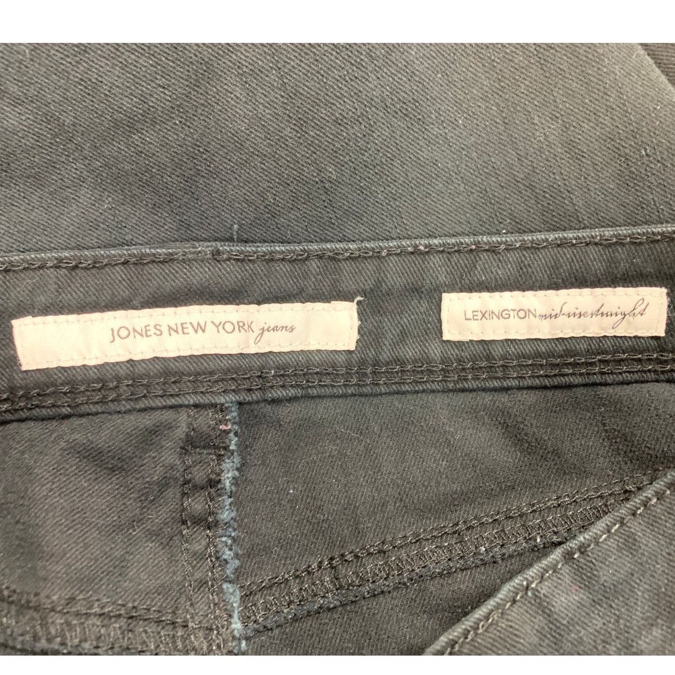 Jones New York Jones New York Jeans Womens Size 8 Stretch Denim Black Jeans Size 30" / US 8 / IT 44 - 5 Thumbnail