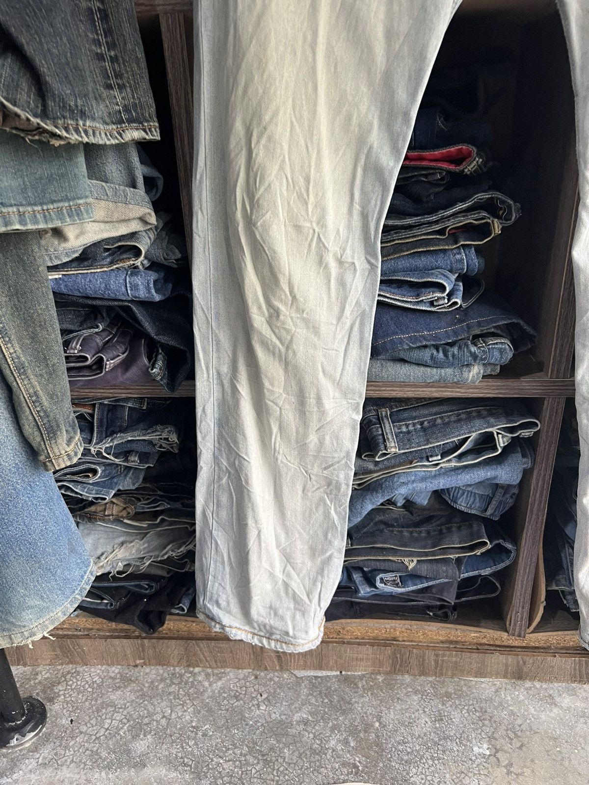 Diesel 🔥Vintage Diesel Industry Made in Italy Distressed Denim Size US 31 - 6 Thumbnail