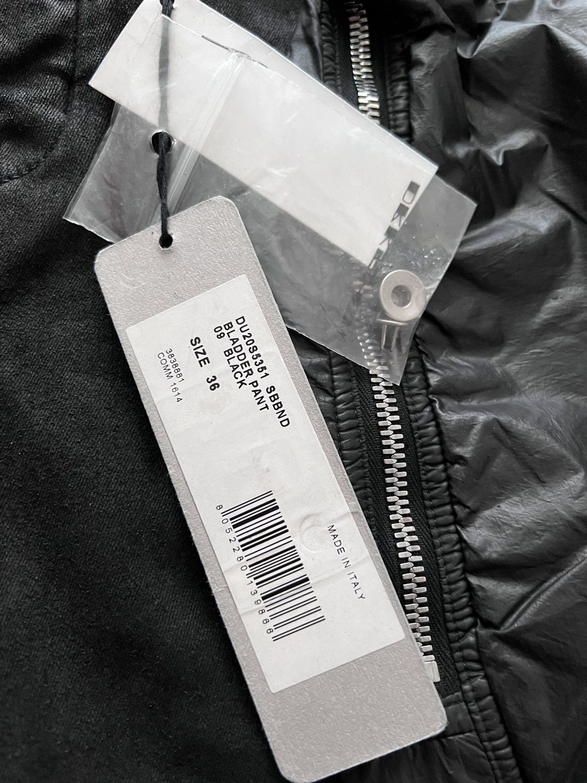 Rick Owens RICK OWENS DRKSHDW Black Denim Bladder Pants Size US 36 / EU 52 - 4 Thumbnail