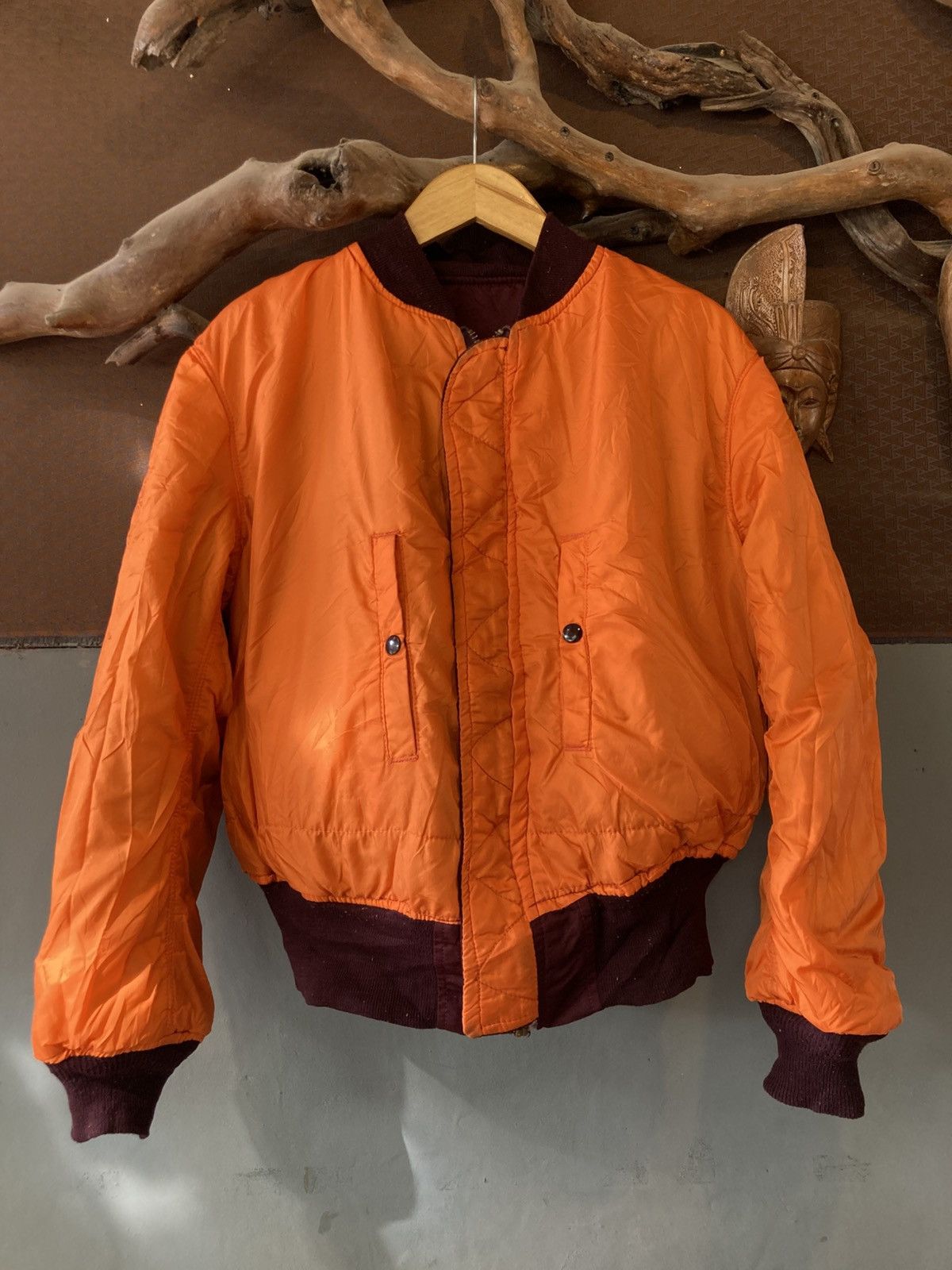 Alpha Industries × Vintage Vintage 90's MA-1 Bomber Jacket