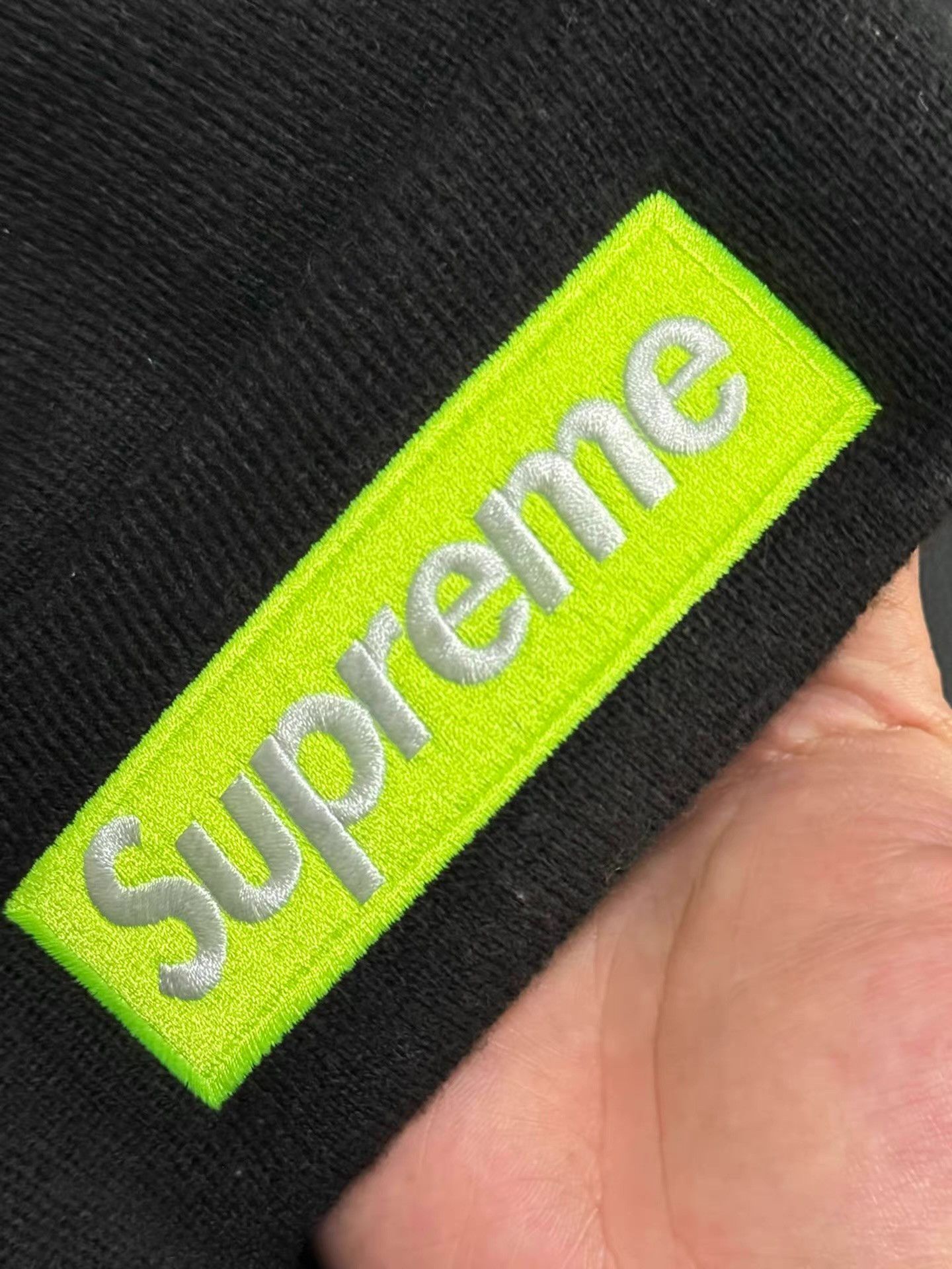 Supreme Supreme x New Era FW17 Box Logo Beanie Ｑ20 Size ONE SIZE - 3 Thumbnail