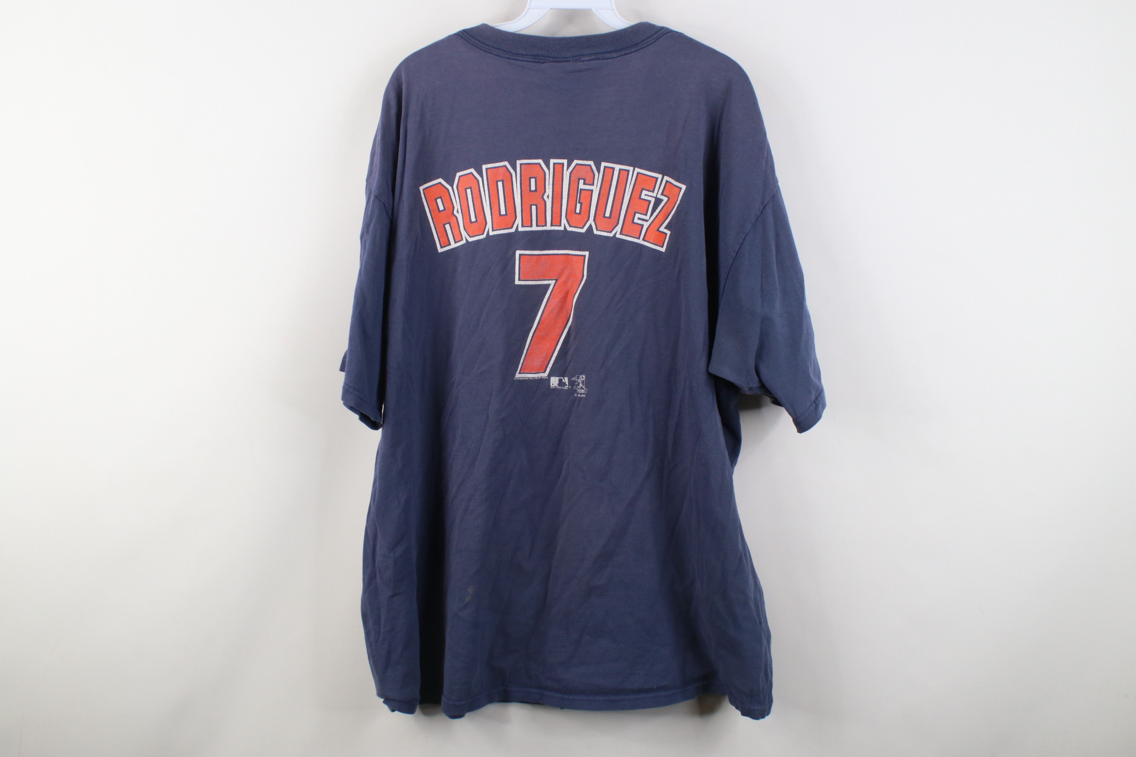 Vintage Vintage Rodriguez Detroit Tigers Baseball Jersey T-Shirt Size US XXL / EU 58 / 5 - 12 Thumbnail