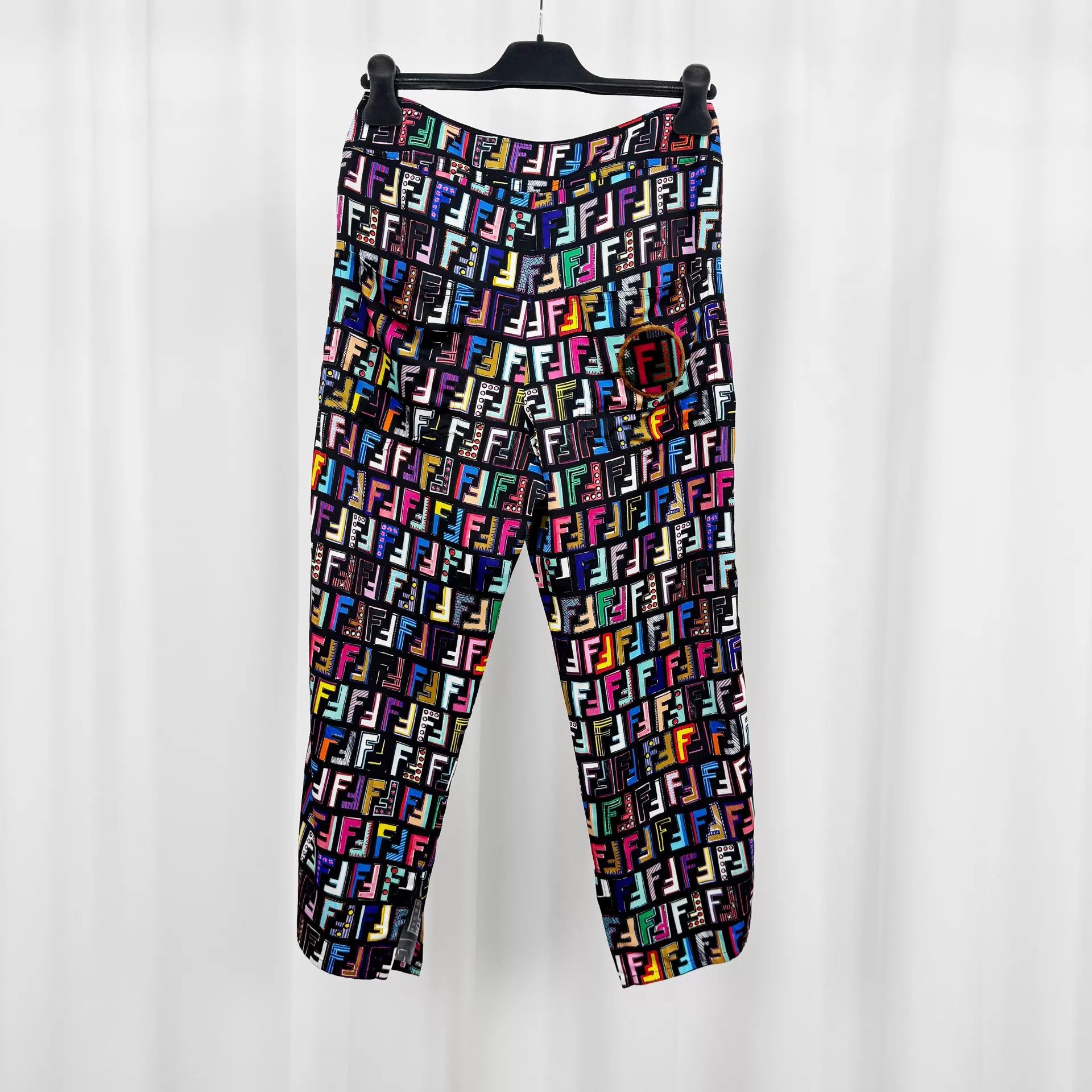 Fendi Fendi FF color all over print casual pants 40 Size 27" / US 4 / IT 40 - 2 Thumbnail
