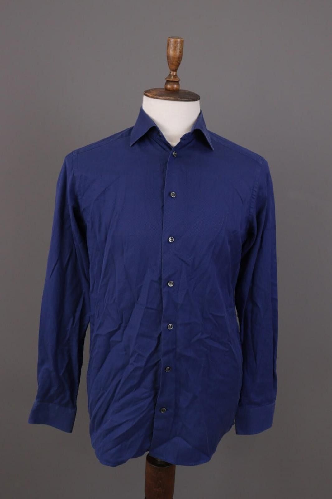 Eton Eton Contemporary Blue Signature Twill Shirt Size 39 / 15.5 Size US M / EU 48-50 / 2 - 1 Thumbnail