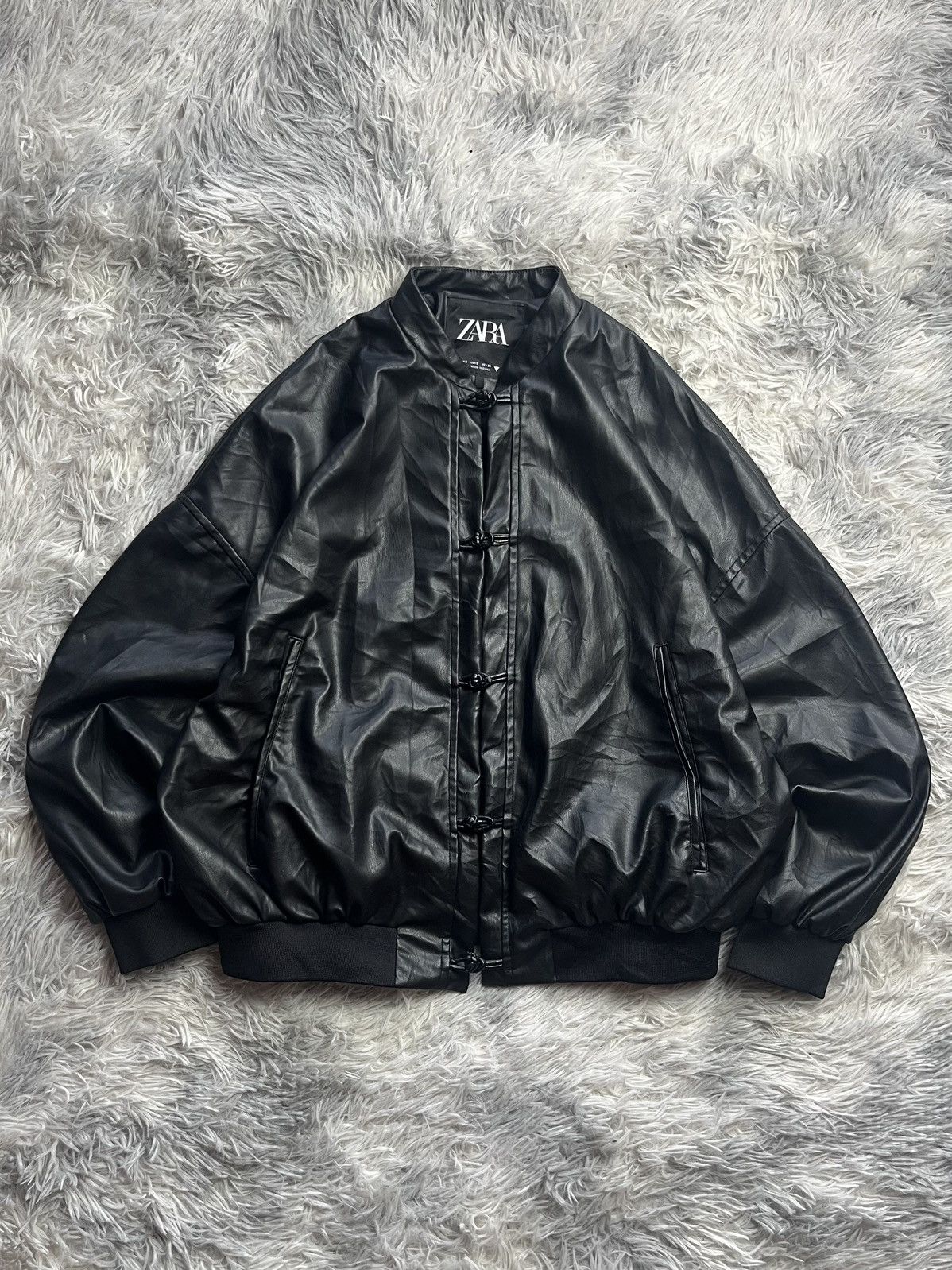 Zara Zara Leather Jacket Size US S / EU 44-46 / 1 - 1 Thumbnail