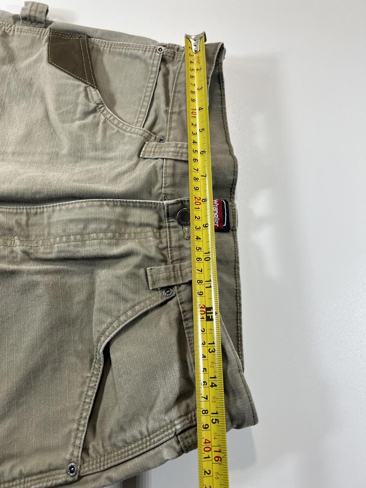 Unknown London Vintage Wrangler Beige Cargo Shorts 32 Size US 32 / EU 48 - 8 Thumbnail