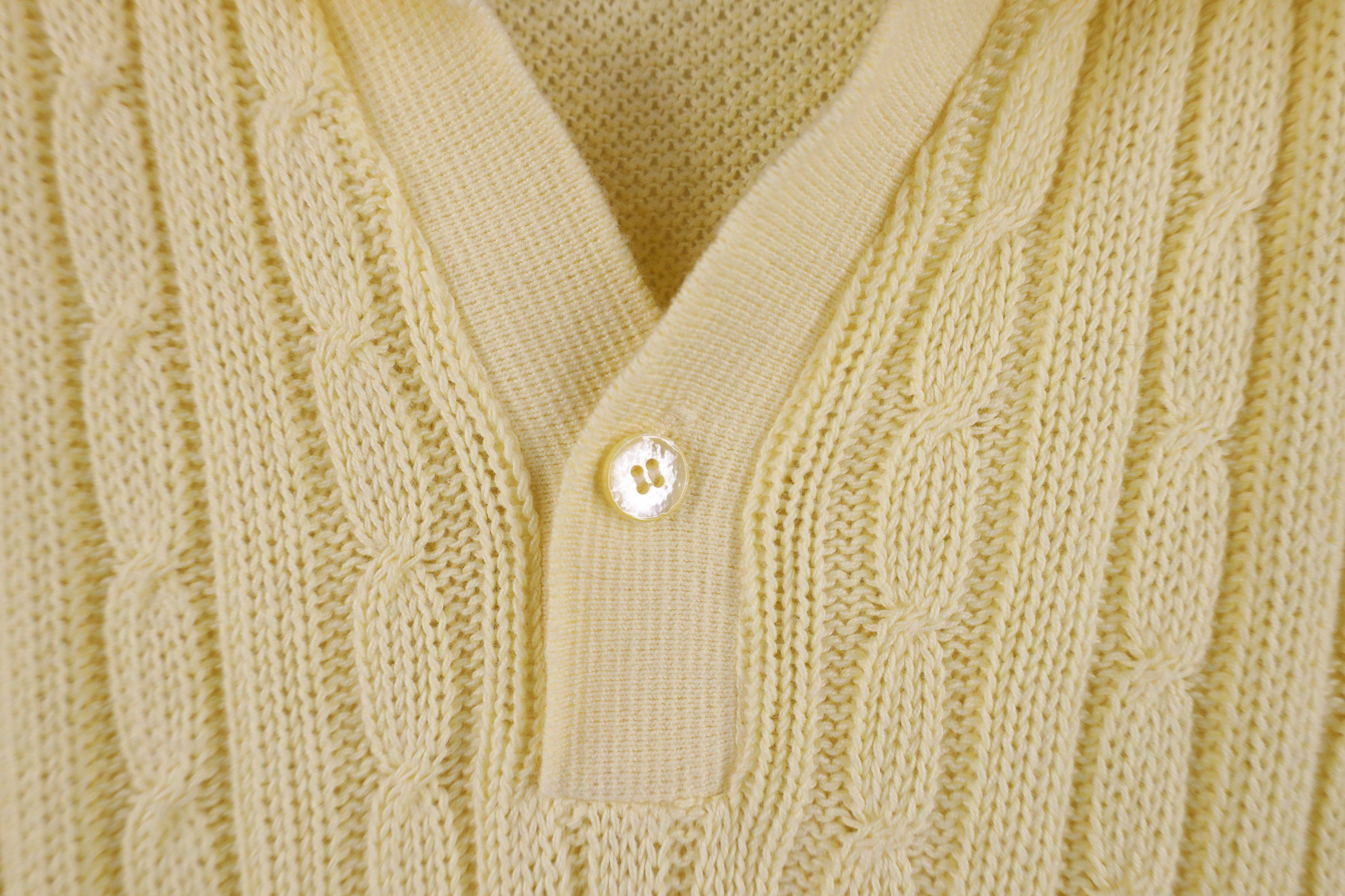 Vintage Vintage 70s Streetwear Short Sleeve Collared Sweater USA Size US L / EU 52-54 / 3 - 4 Thumbnail