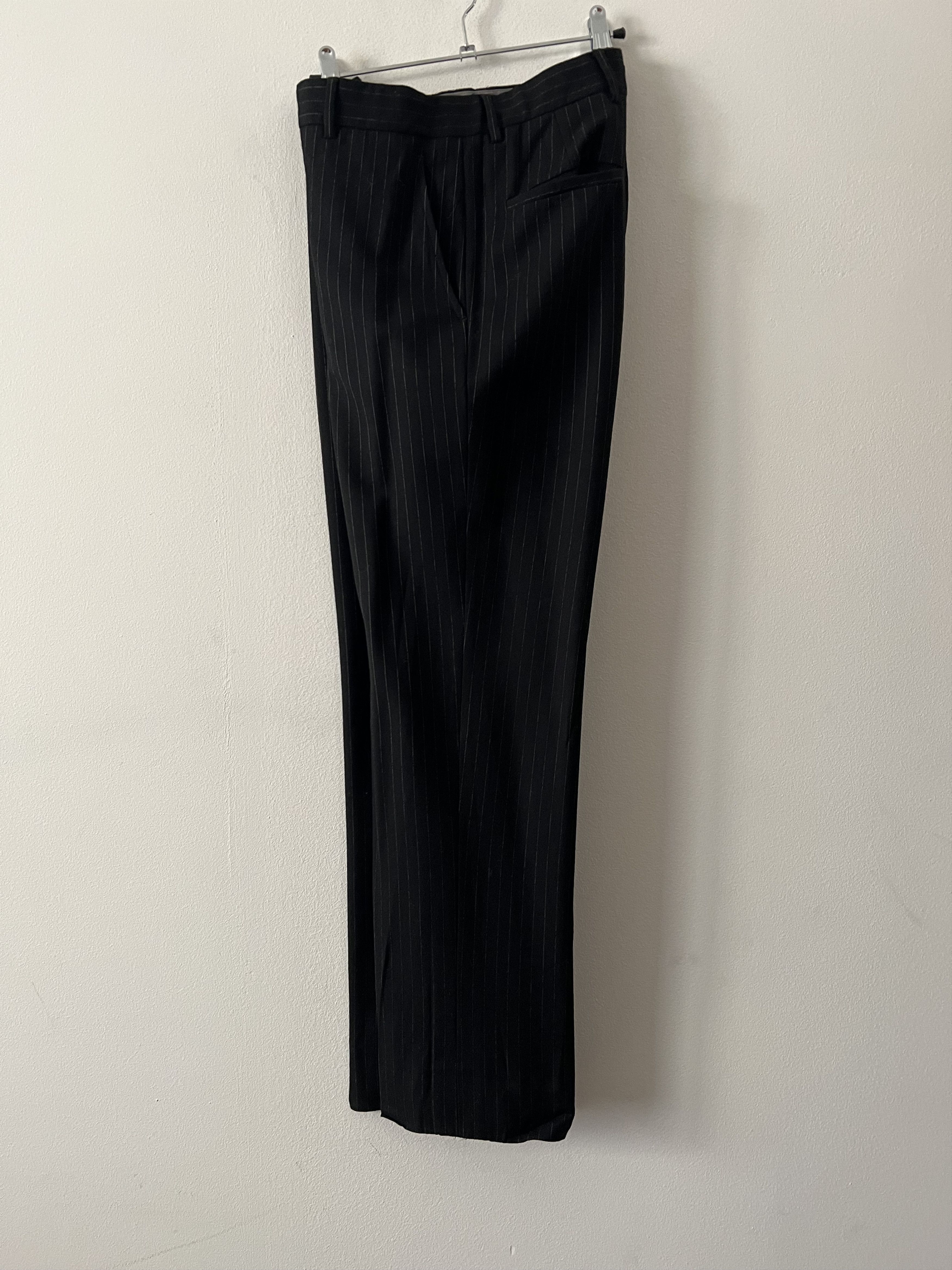 Miu Miu Pinstriped Trousers Virgin Wool Size US 34 / EU 50 - 6 Thumbnail