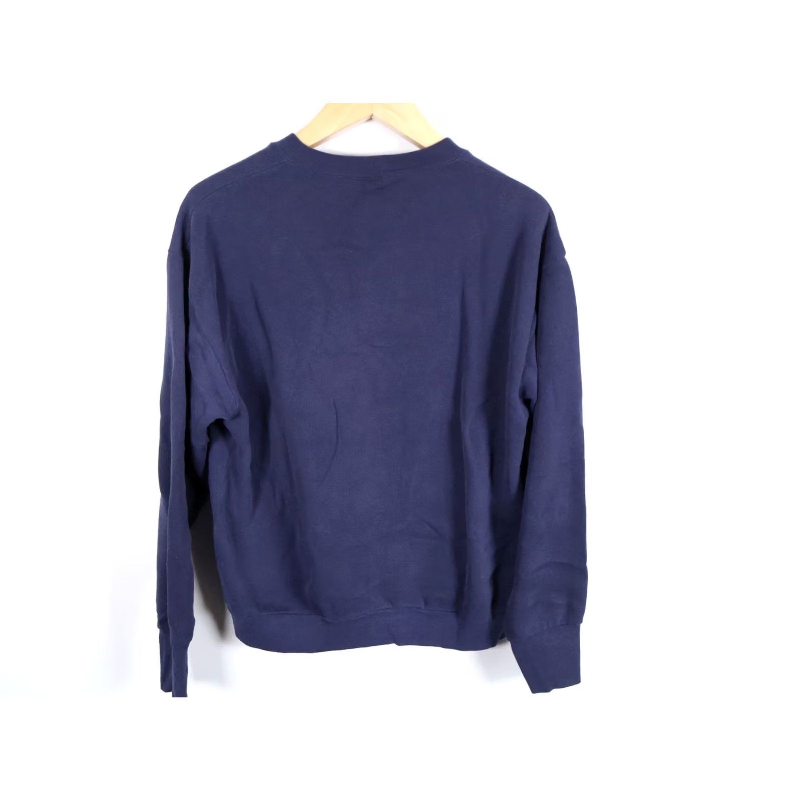 Delta VINTAGE Delta Sweatshirt Crewneck Men's Large Blue Embroidered 90s Outer Banks Pullover Cotton Blend Casual Retro City Winter Fall Spring Size US L / EU 52-54 / 3 - 2 Thumbnail
