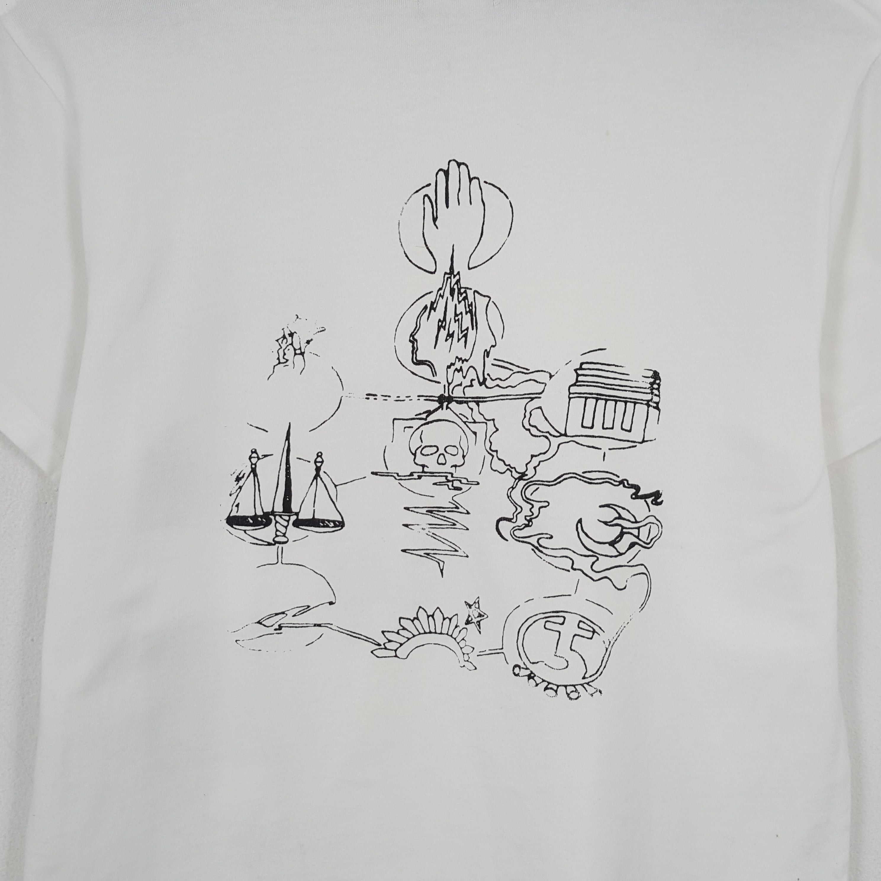 Vintage RAF SIMONS Fashion Brand Designer Tshirt Size US L / EU 52-54 / 3 - 4 Thumbnail