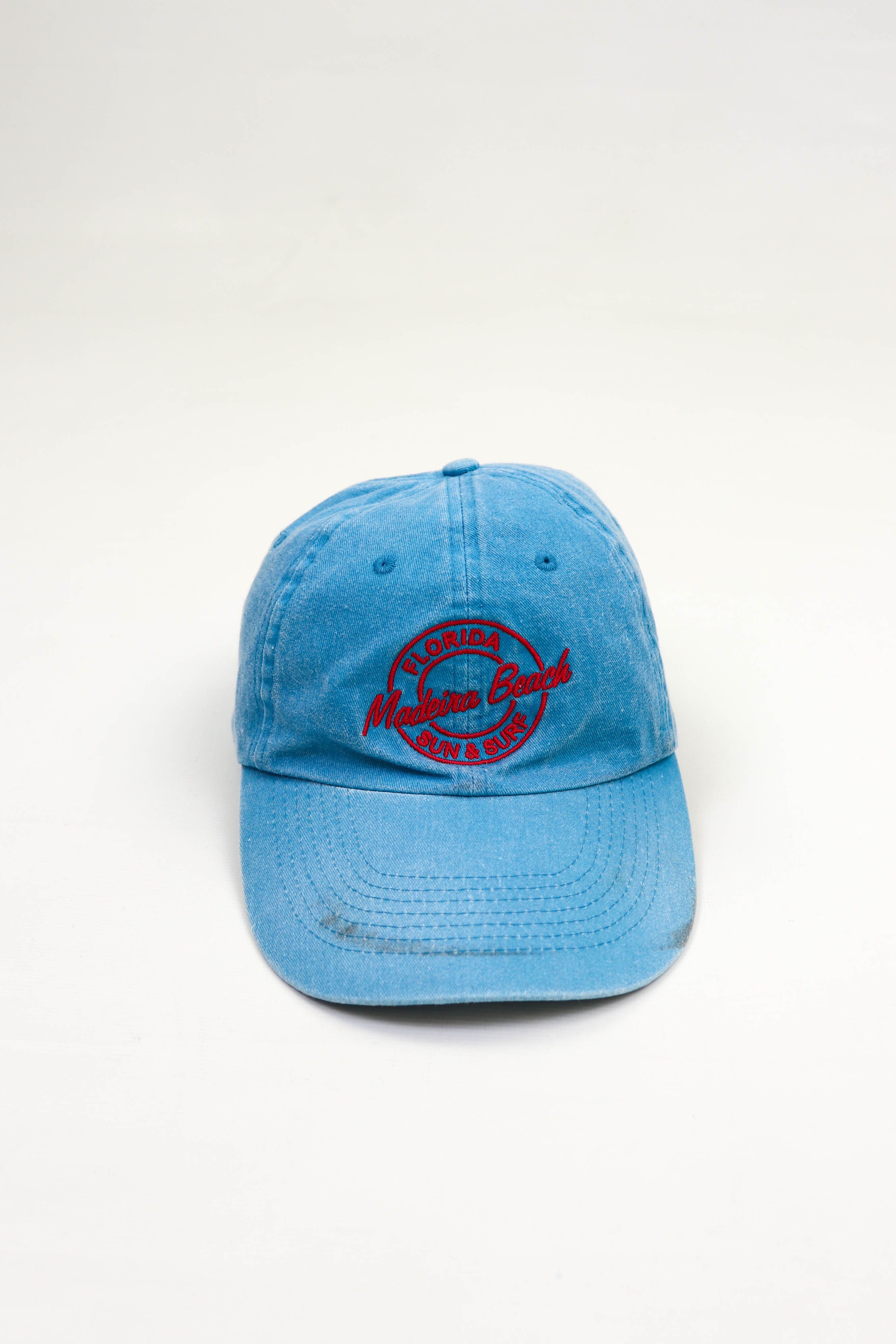 Other Vintage Sun Faded Blue Madeira Beach FLORIDA Logo Cap Size ONE SIZE - 2 Thumbnail